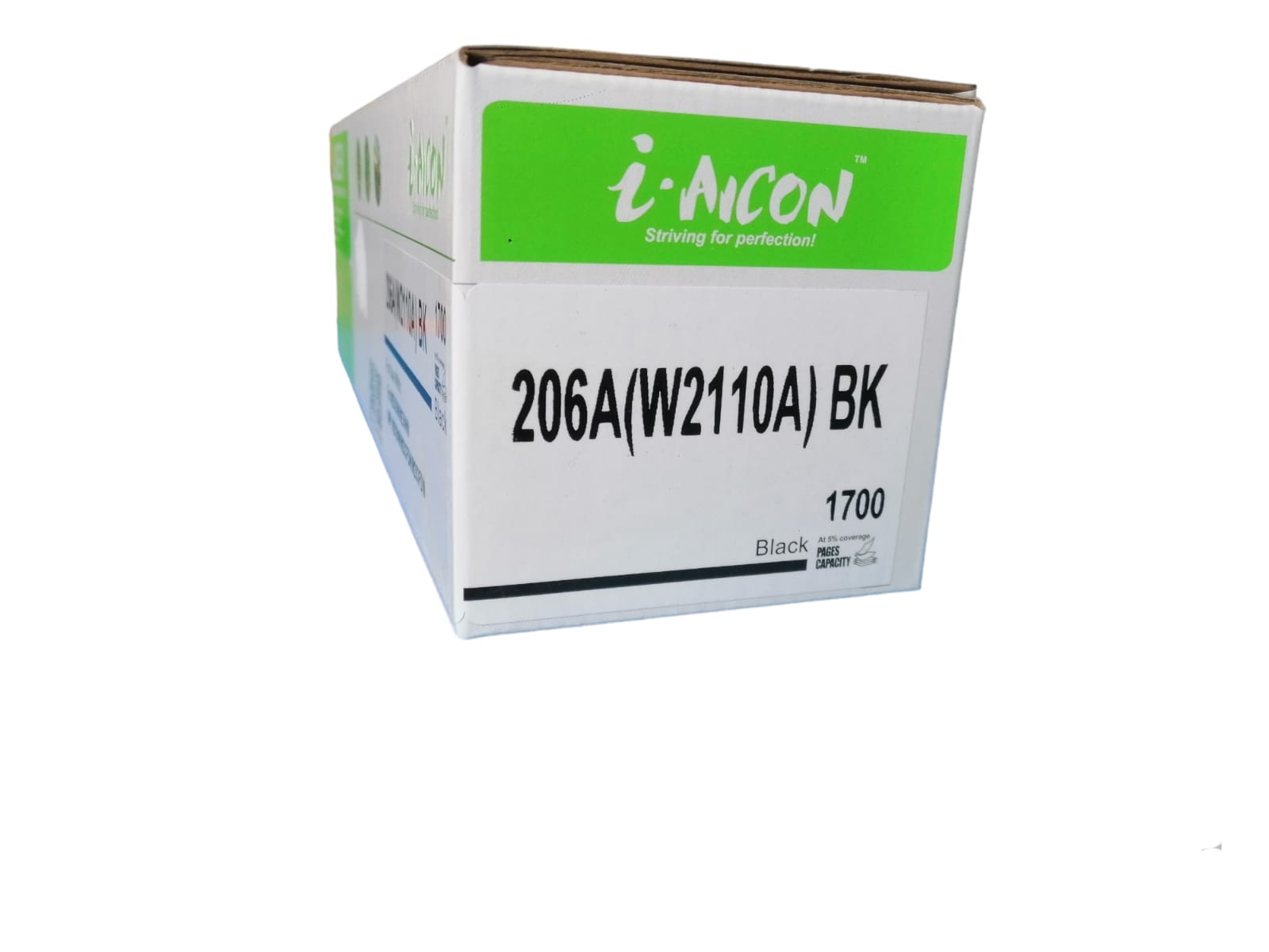 Cartucho tóner IAICON compatible para uso en W2110 A, color black (206 A), para uso en HP  Pro M255 A, M282 A, M283 A.
