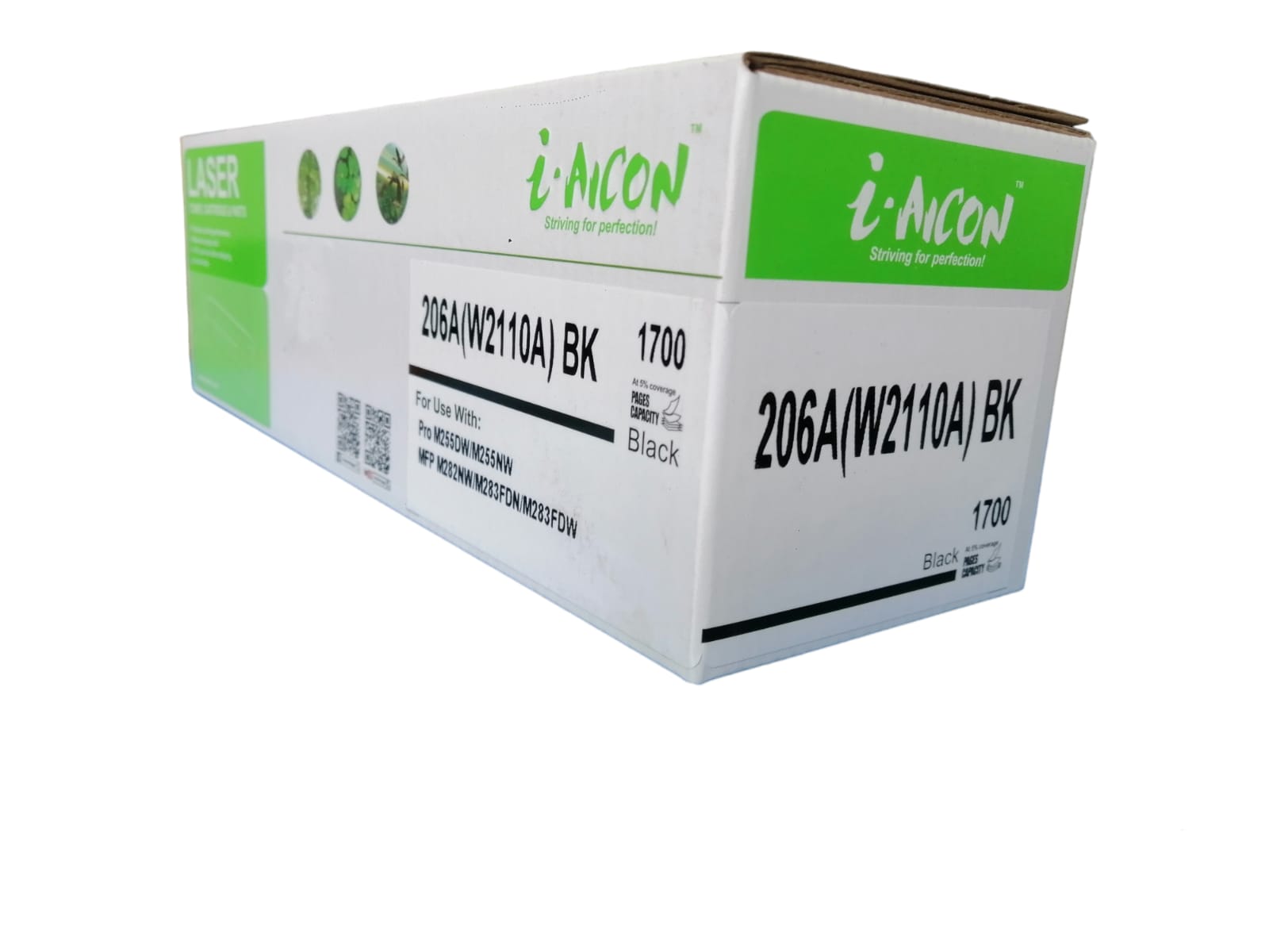Cartucho tóner IAICON compatible para uso en W2110 A, color black (206 A), para uso en HP  Pro M255 A, M282 A, M283 A.