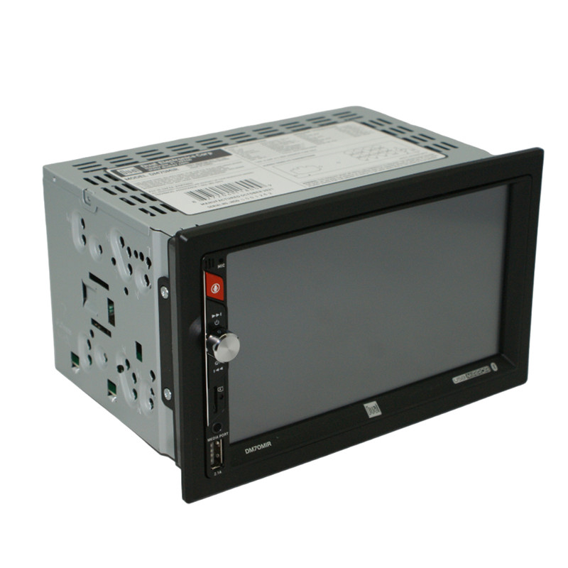 Autoestéreo de pantalla Dual DM70MIR 2 Din 7" Miror Link Usb/BT/SD