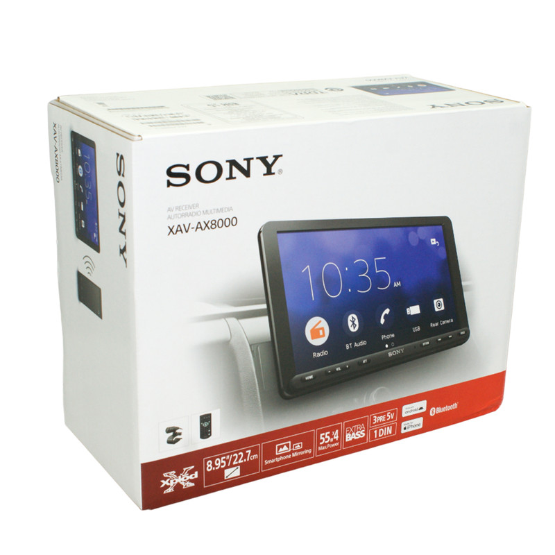 Autoestéreo de pantalla Sony XAV-AX8000 2 Din 8.5" Miror Link BT/USB.