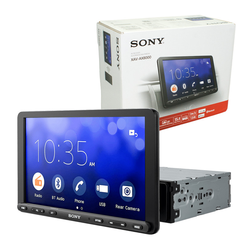 Autoestéreo de pantalla Sony XAV-AX8000 2 Din 8.5" Miror Link BT/USB.