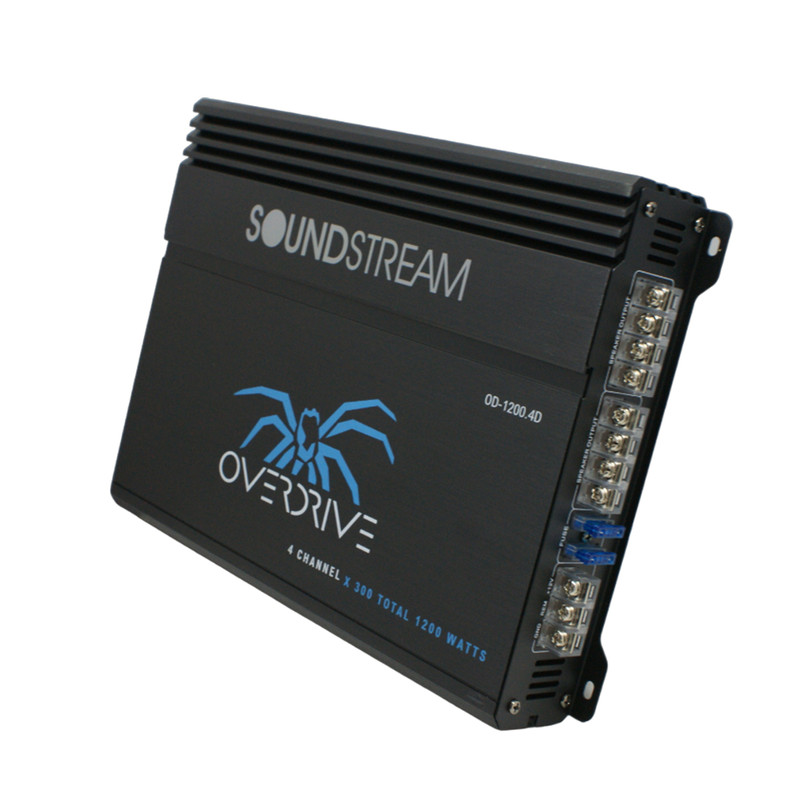Amplificador Soundstream OD.1200.4D 480W RMS Clase D 1 Canal