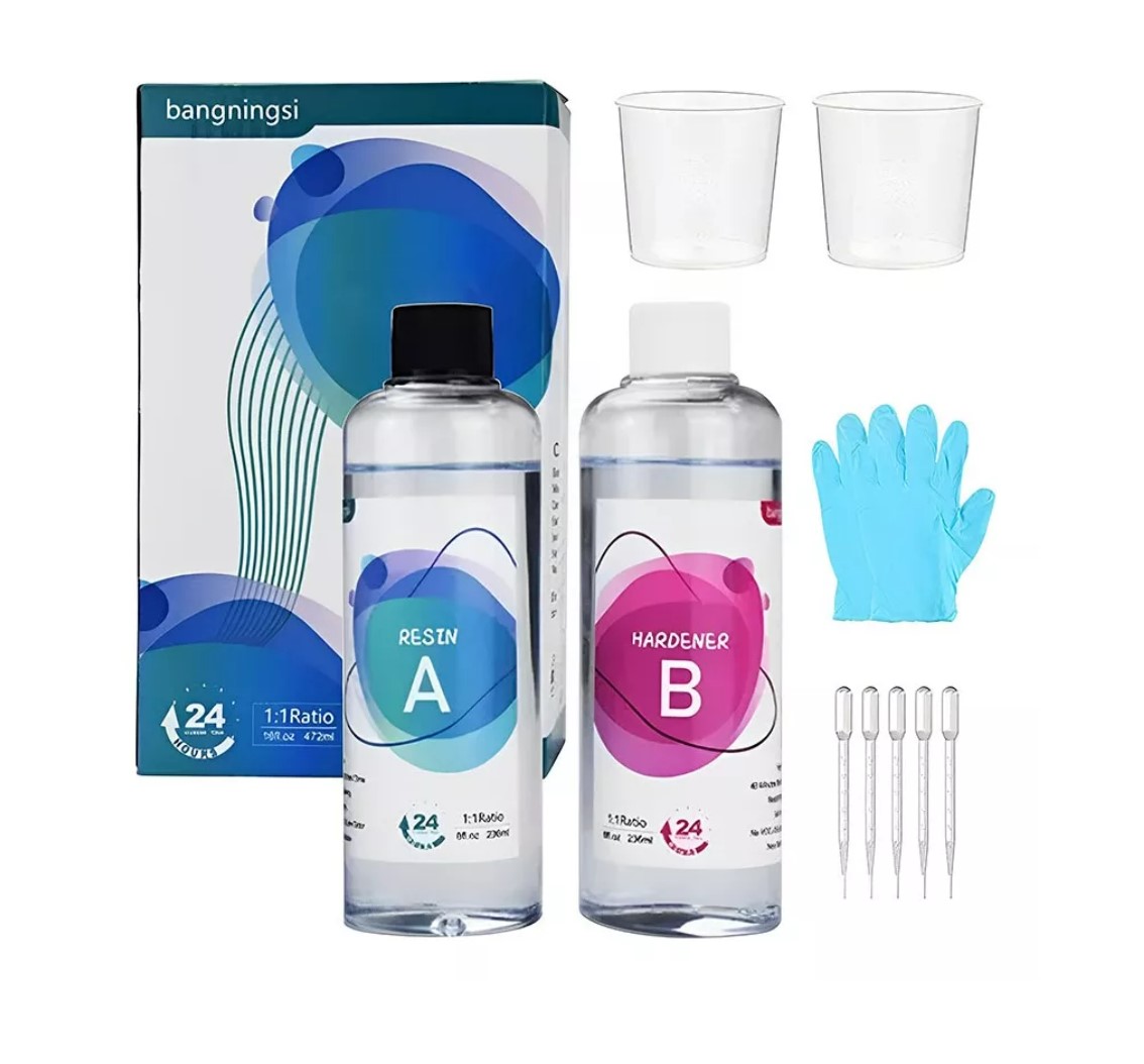Pack Resina Epoxy AB Diy Manualidades T