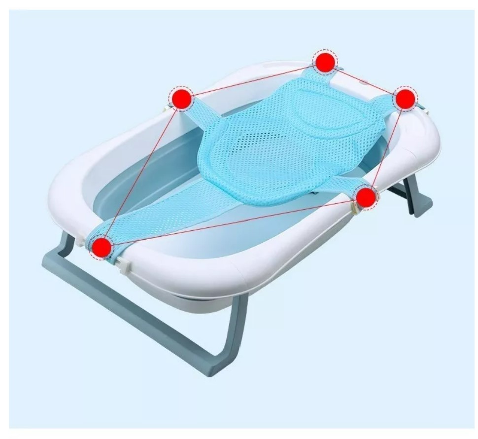 Almohadilla de suspensión malla para Baño Bebe T