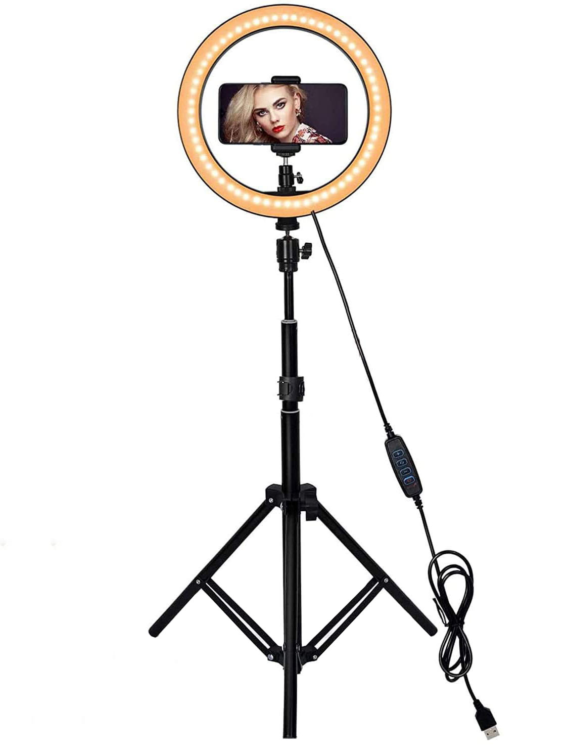 Aro de Luz para Selfie de 10" con Tripie.