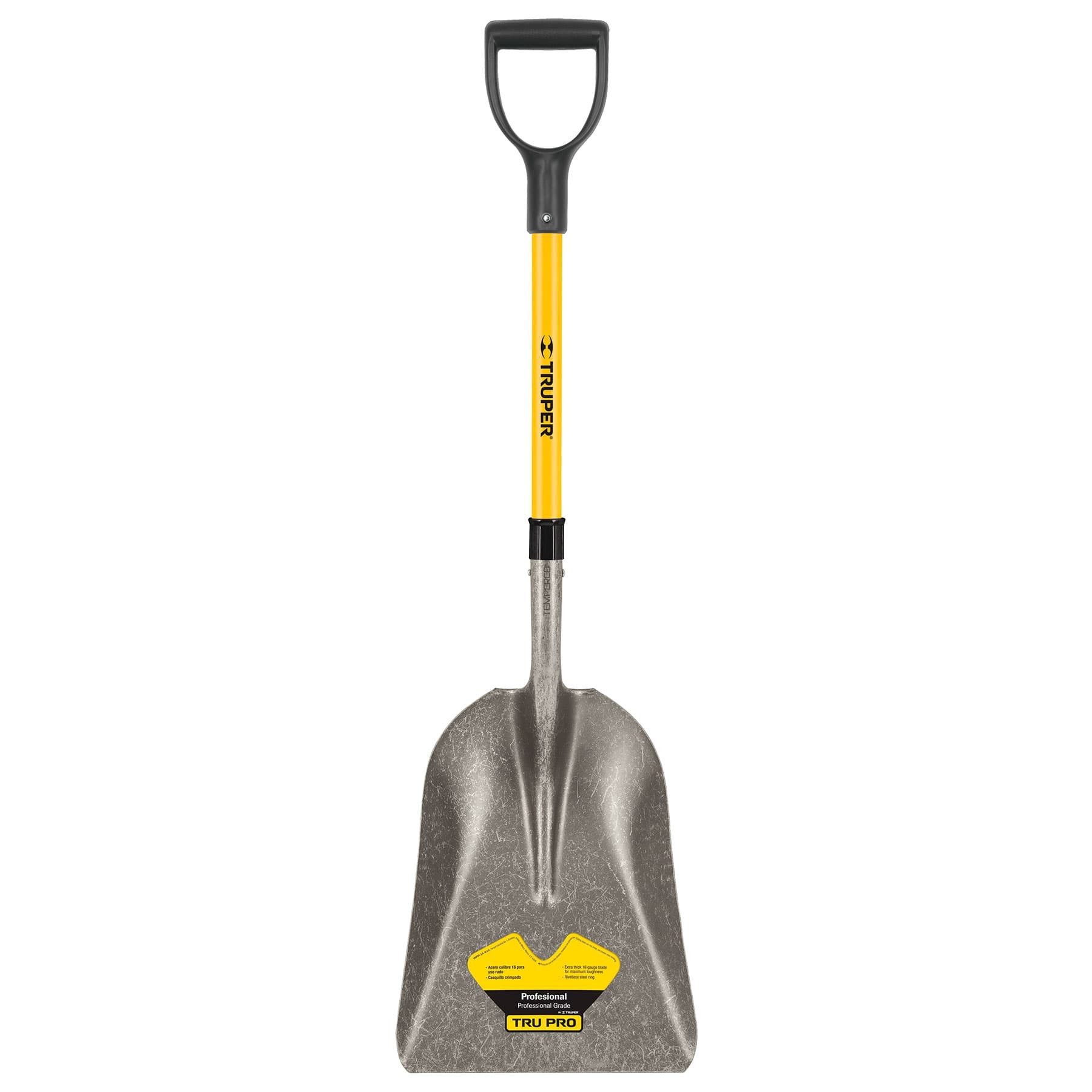 PALA CARBONERA TRU PRO, PUÑO "Y", MANGO DE FIBRA DE VIDRIO 17153
