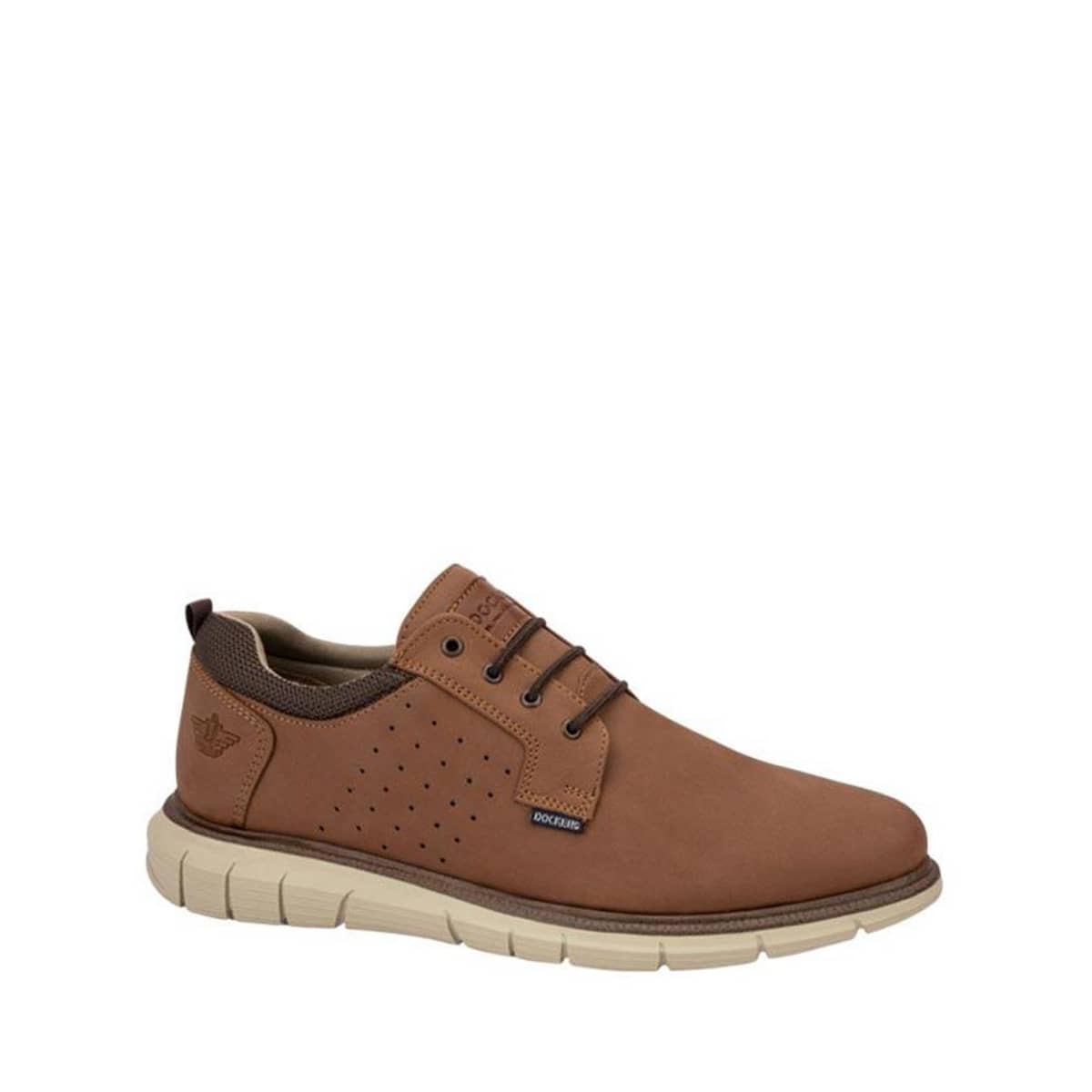 Zapatos casuales tipo Derby para hombre, marca Dockers, color café, mod. 1091299