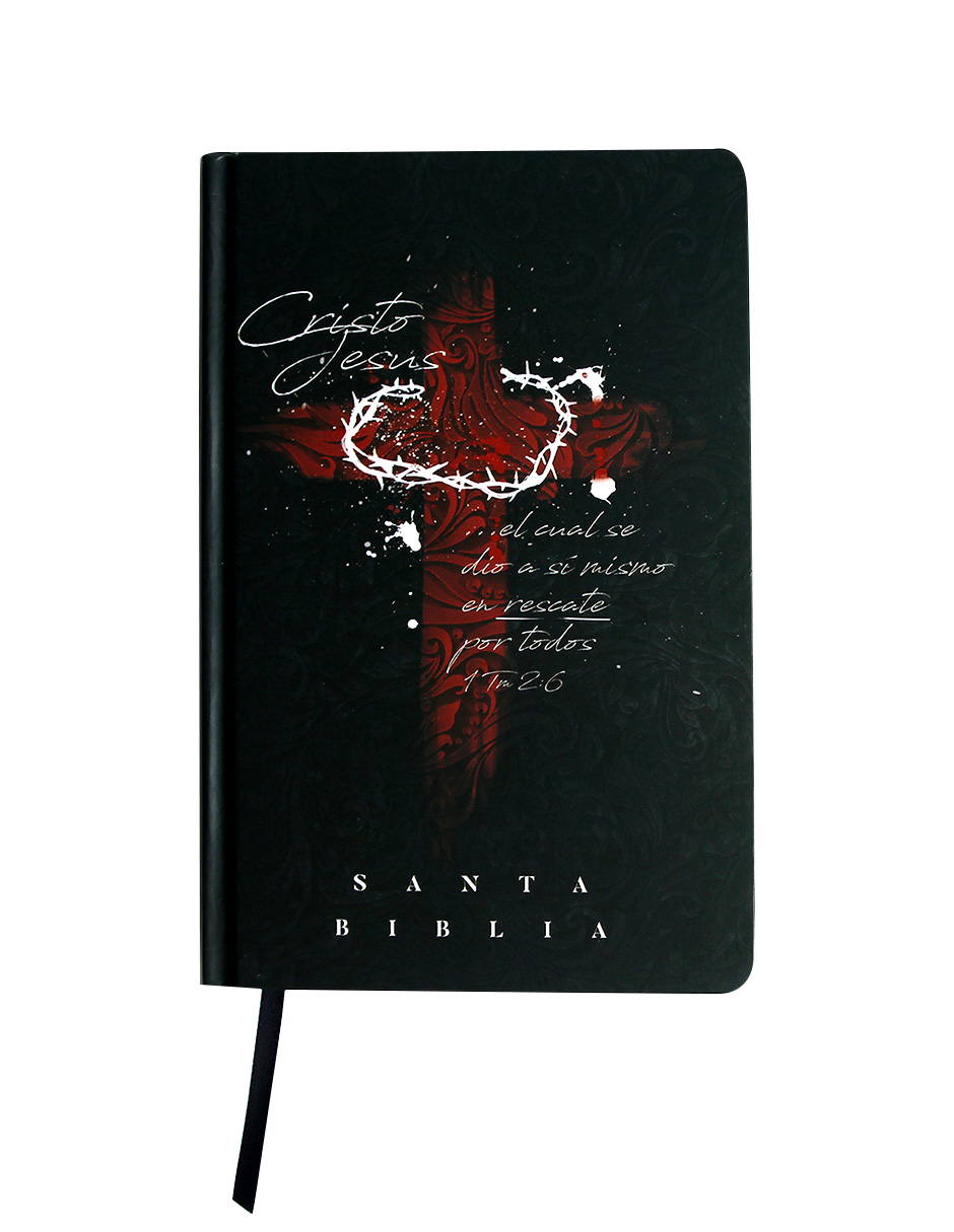  Biblia 1960 Diseño Cruz con corona Autor Reina Valera.