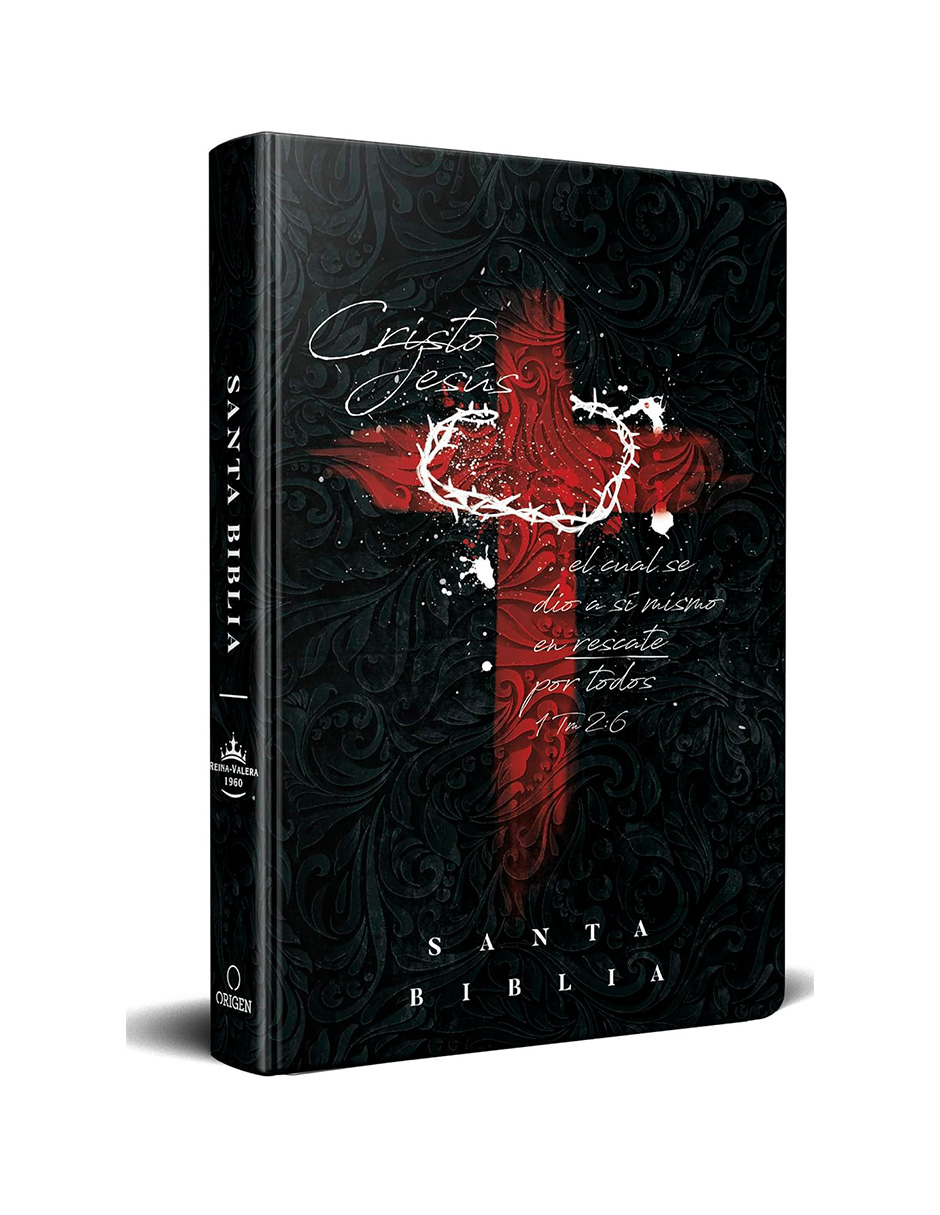  Biblia 1960 Diseño Cruz con corona Autor Reina Valera.