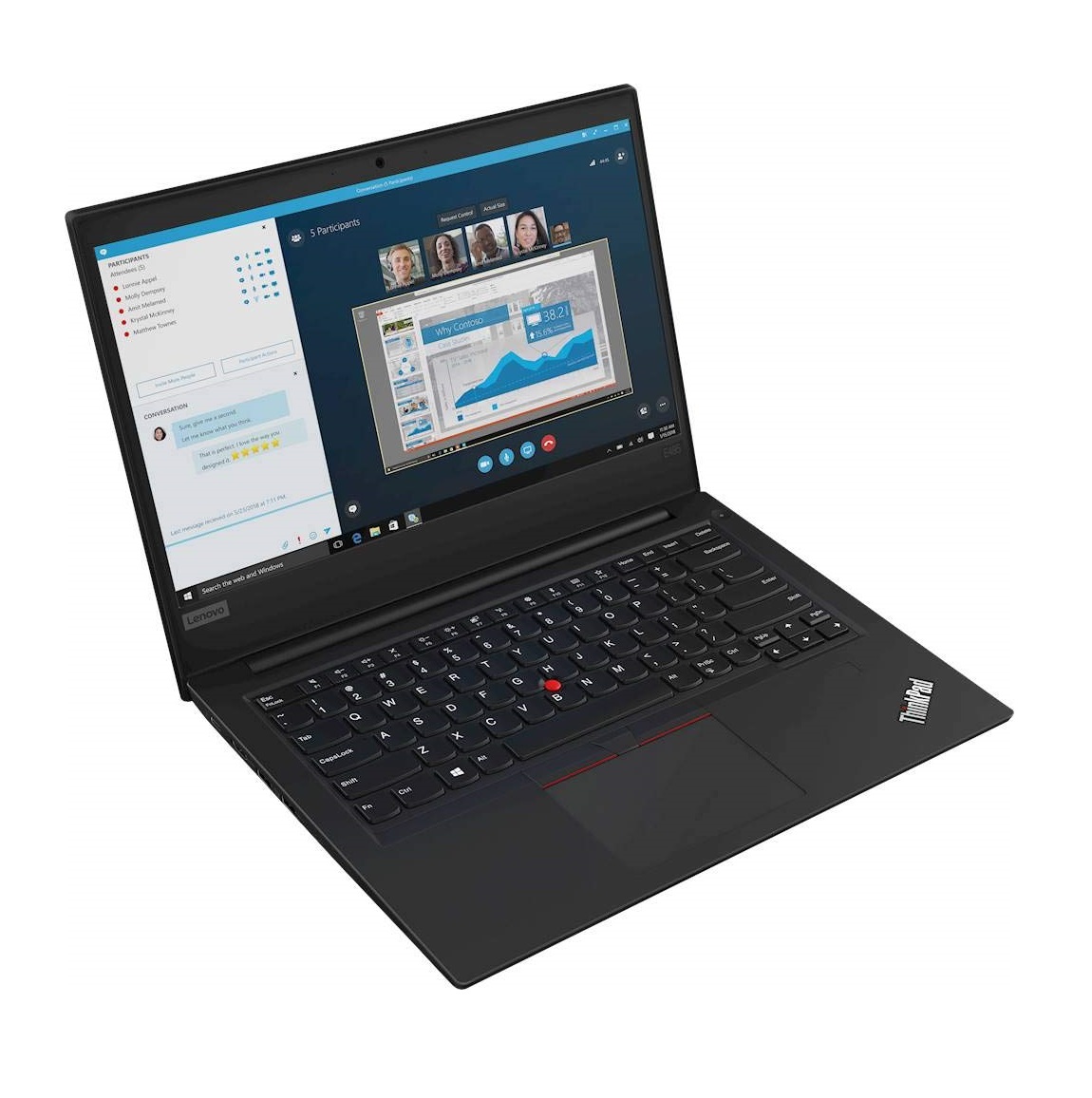 Laptop Lenovo ThinkPad E495 14" HD, AMD Ryzen 3 3200U, 16GB RAM, 256GB SSD, EQUIPO CLASE A, REACONDICIONADO.