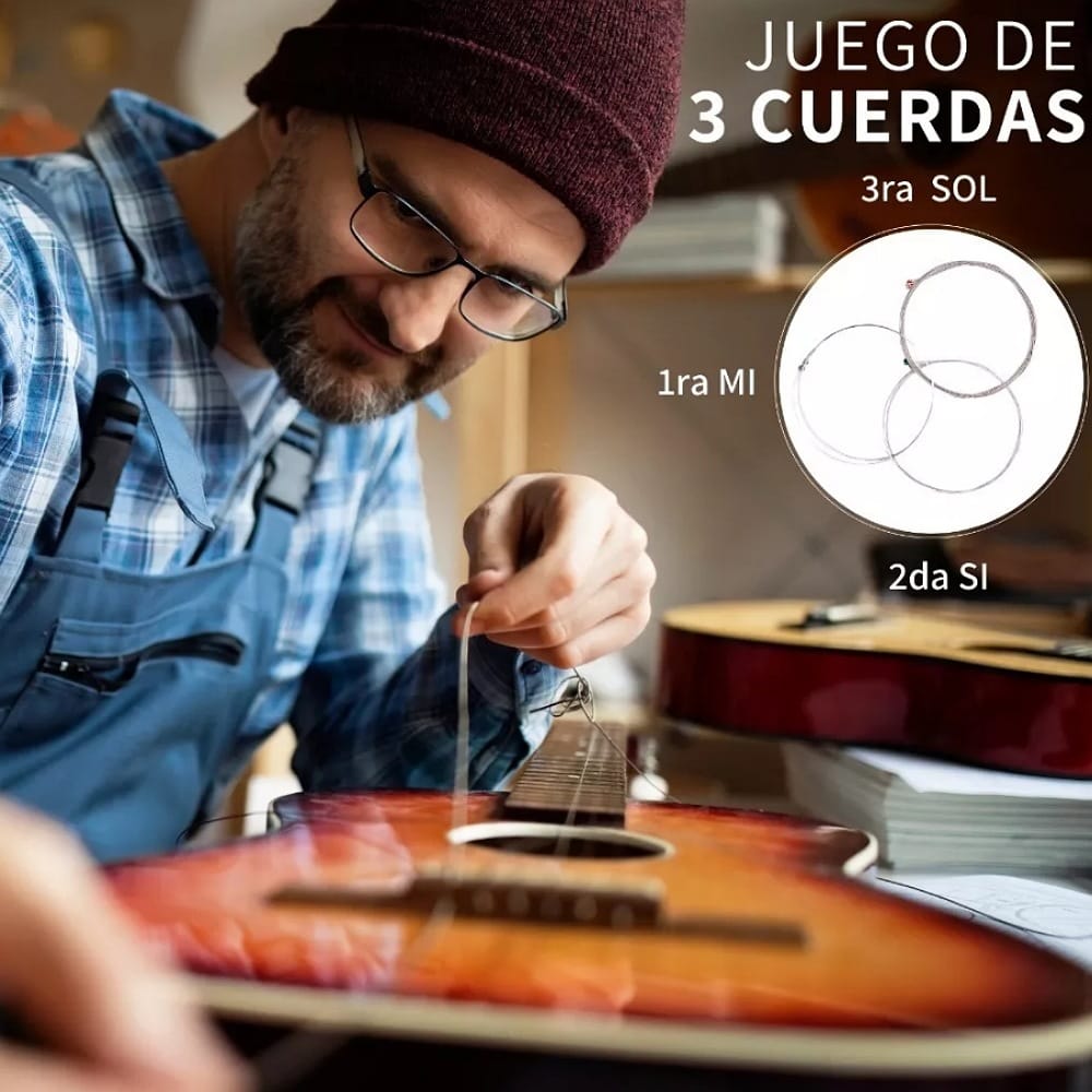 Guitarra Acustica Clasica Con Accesorios Musical Madera 38in