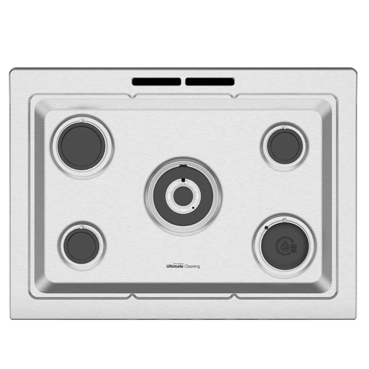 Estufa empotrable Mabe Diseño XOC80800CT1 a gas/eléctrica 5 quemadores inoxidable 127V puerta con visor 99L