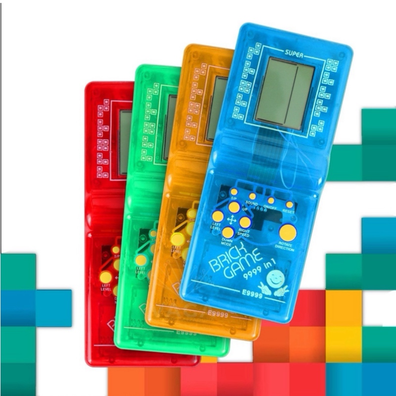 Tetris Juguete Retro Videojuego Juego Clásico Portátil 3pz