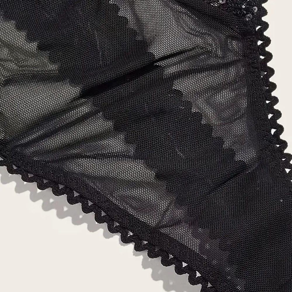 Body de malla con brillos