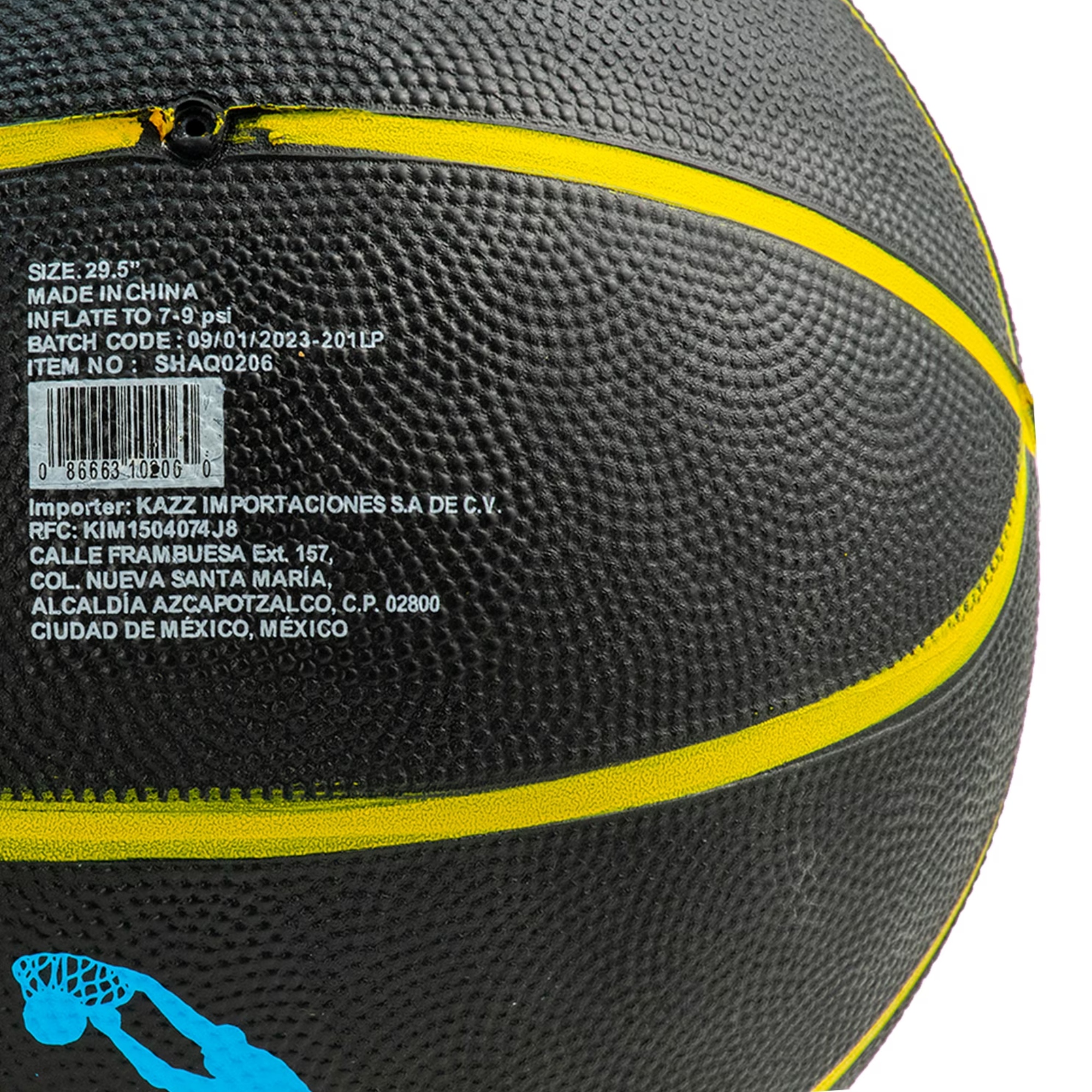 Balón de Basquetbol SHAQ Shaquille O'neal SHAQ0206