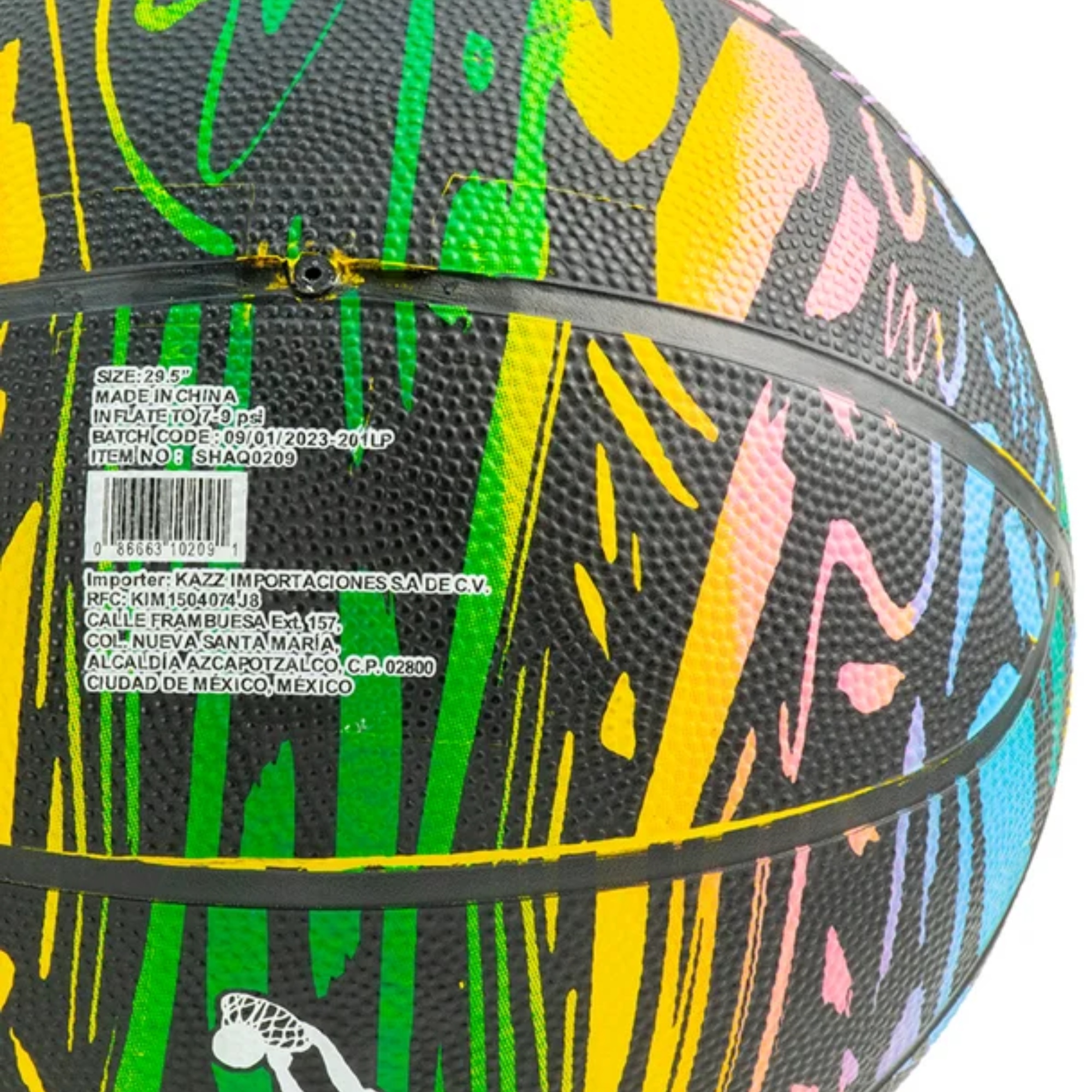 Balón de Basquetbol SHAQ Shaquille O'neal SHAQ0209