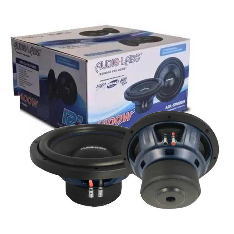 Subwoofer de 12" Audio Labs ADL-SW12OS 1400W MAX DVC 4 Ohms.