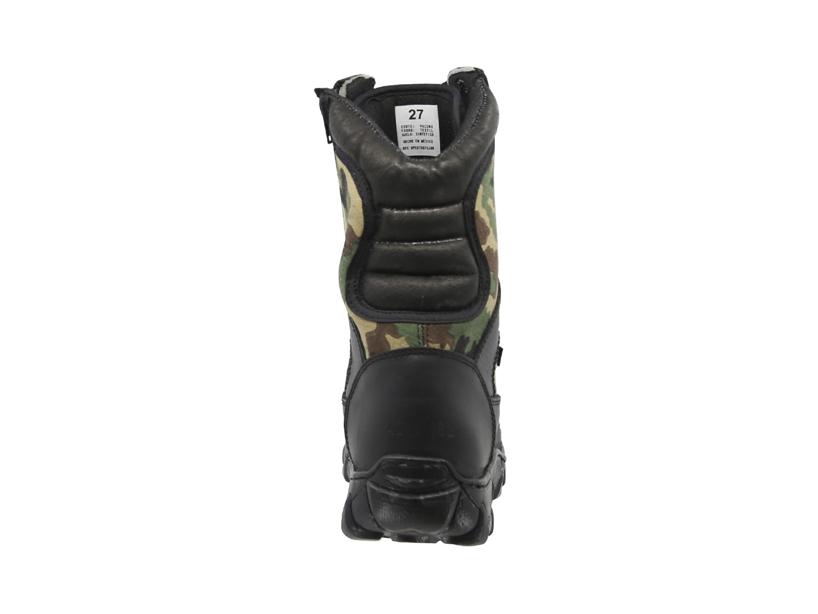 Bota Tactica New Trs 600 Negro Camuflaje