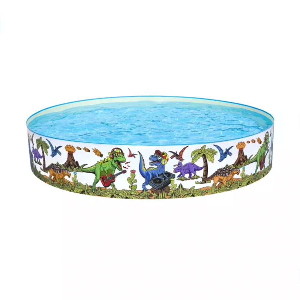 Alberca Circular Inflable Infantil Bestway De Dinosaurios Grande