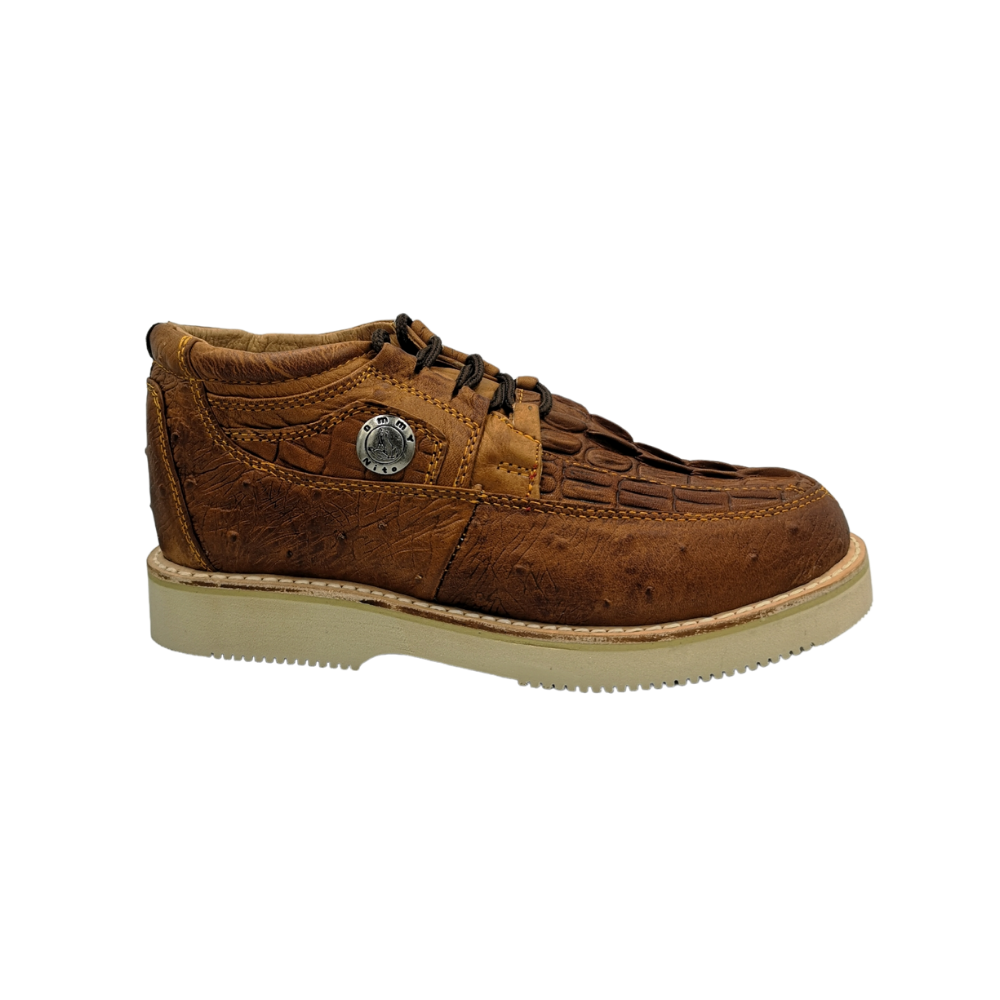      Zapato De Piel Grabado Exotico De Hombre Ommy 210