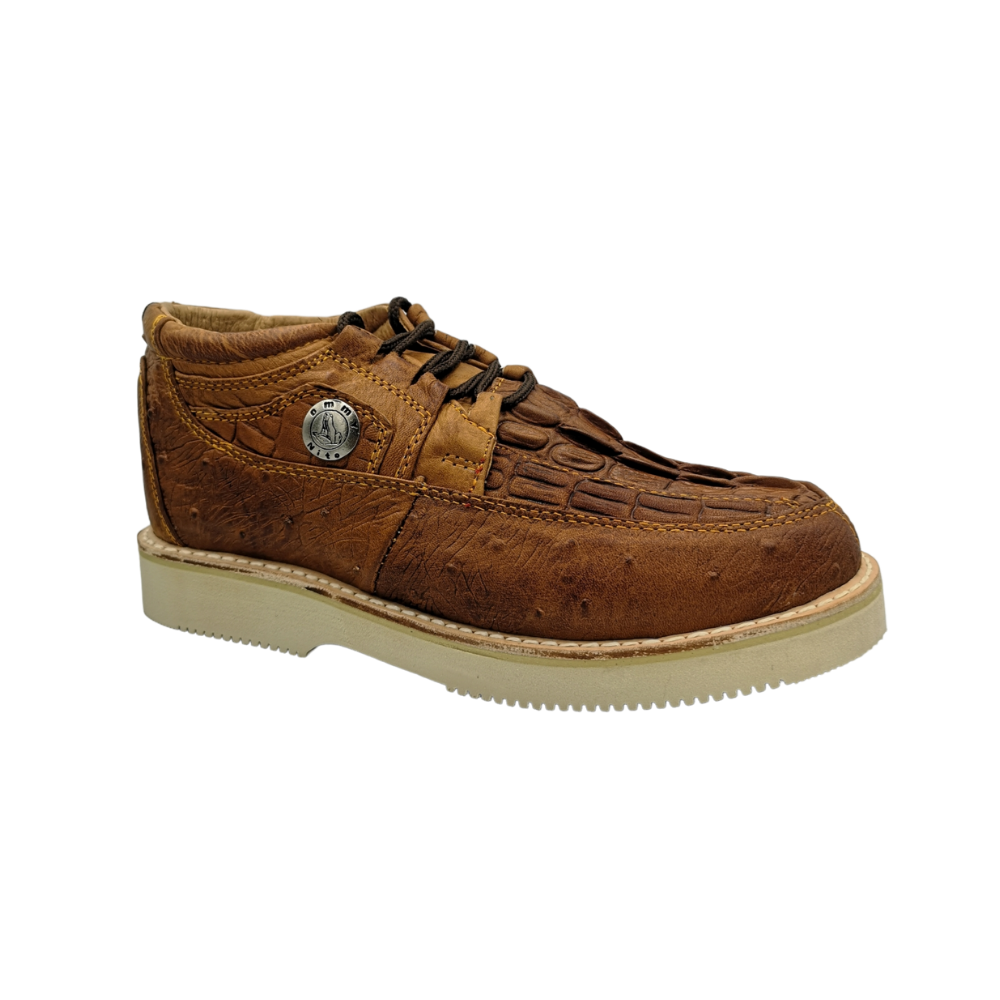      Zapato De Piel Grabado Exotico De Hombre Ommy 210