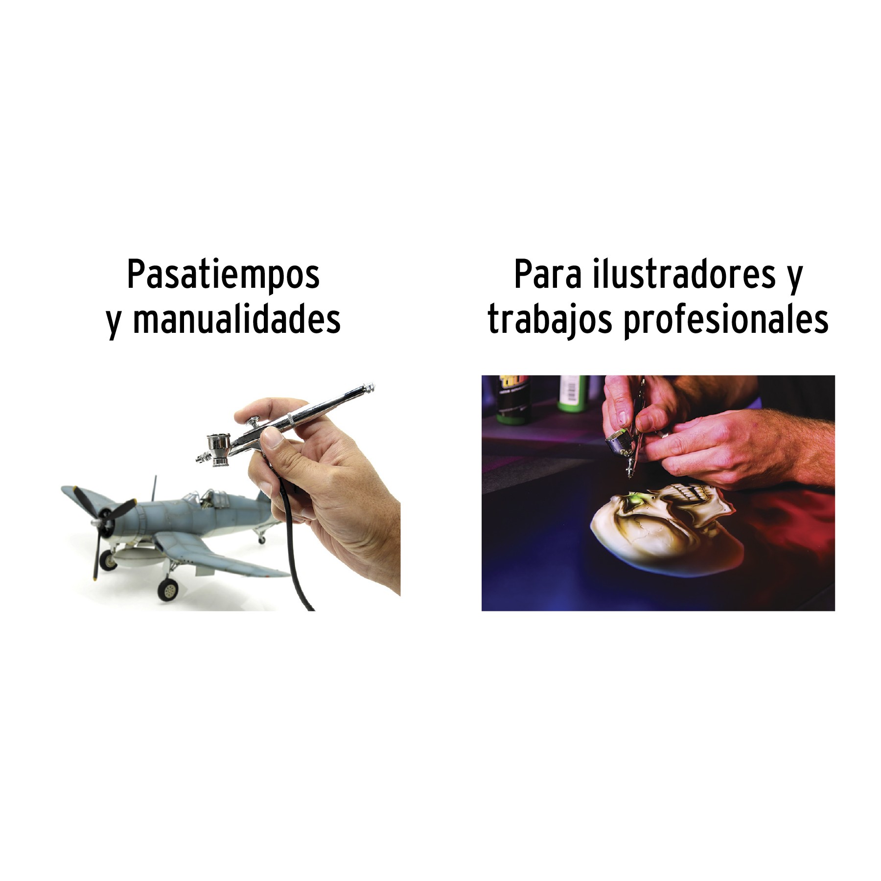 COMPRESOR DE DIAFRAGMA PARA AERÓGRAFO, 1/5 HP, 110 V TRUPER 17247