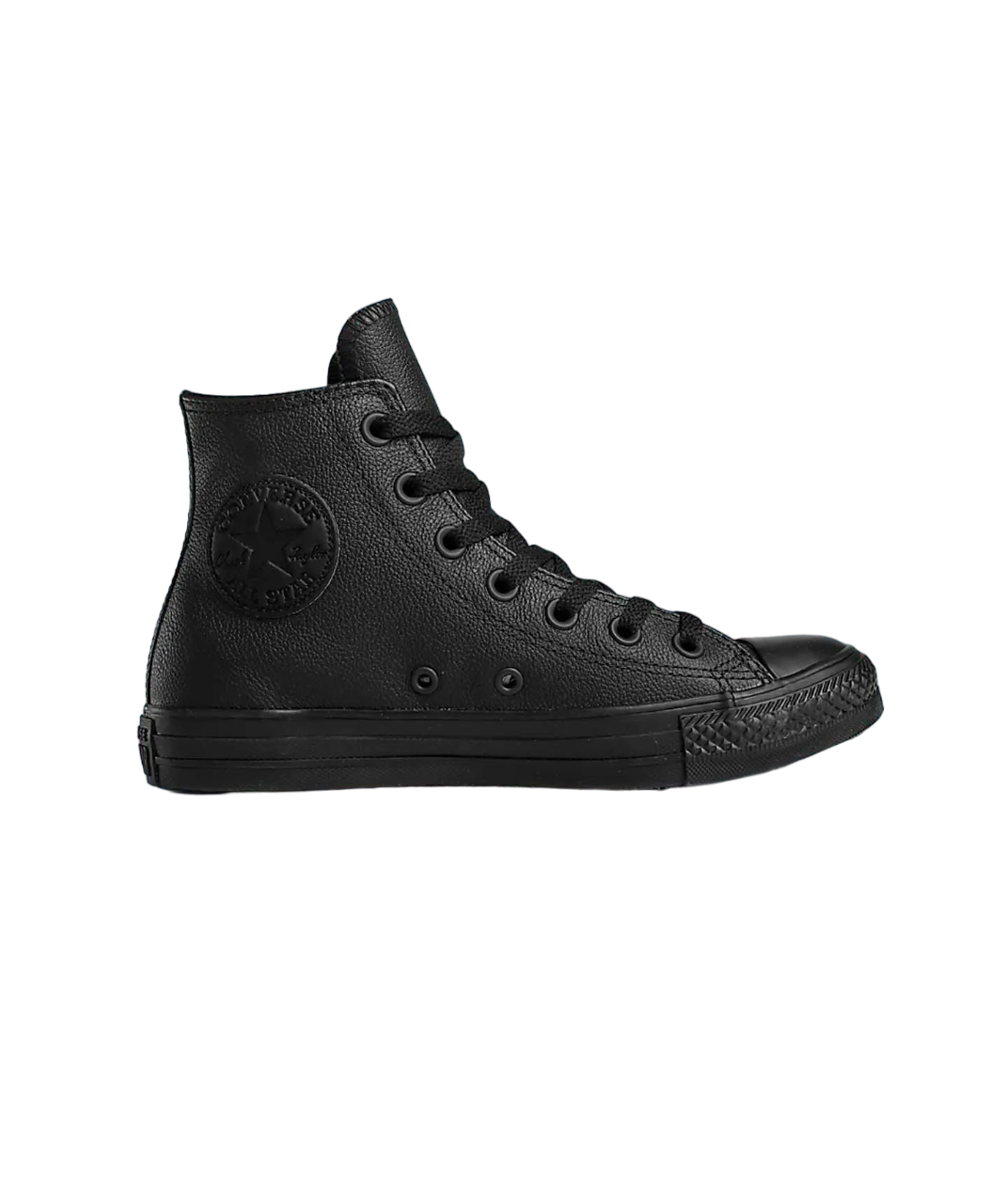Tenis Converse Chuck Taylor All Star Negros en Bota de Piel Unisex 135251C