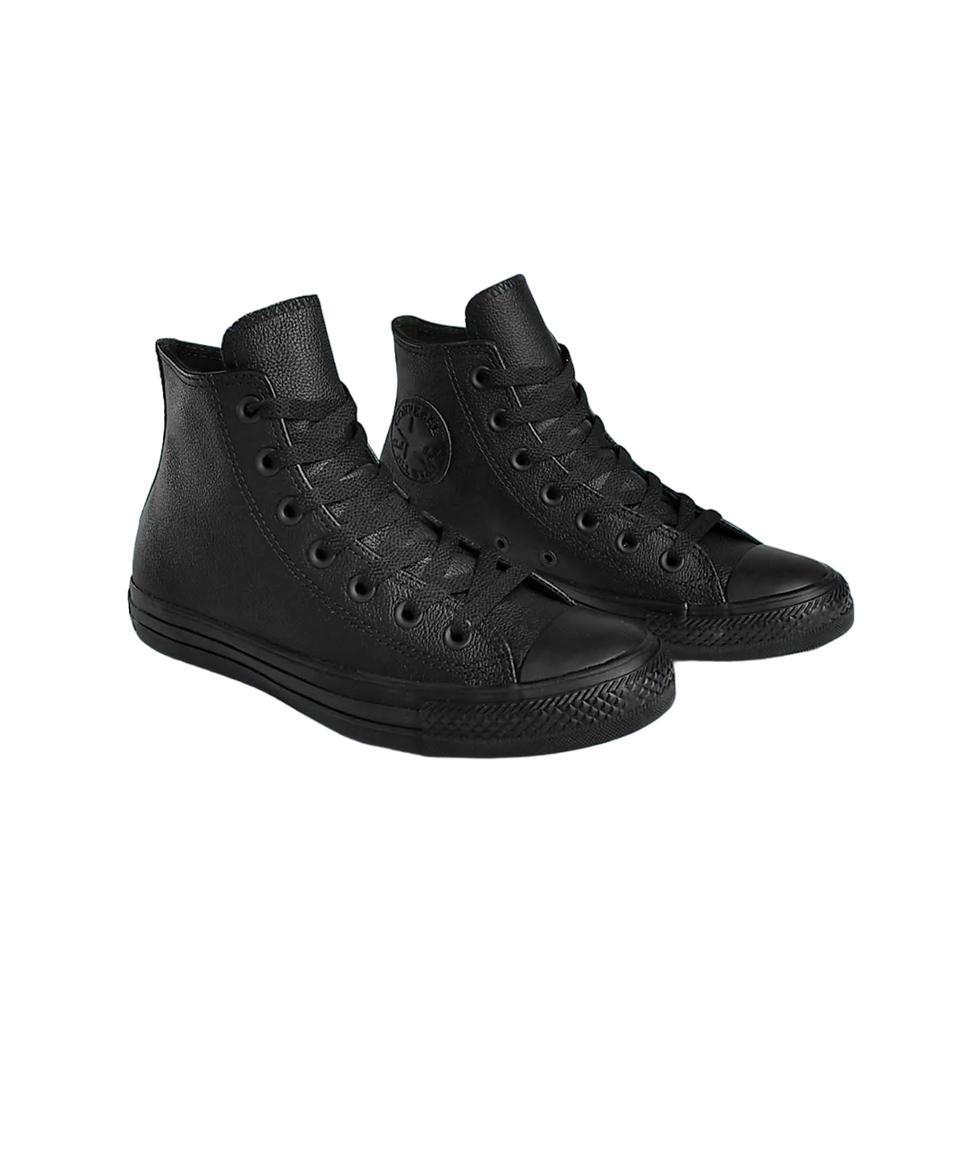 Tenis Converse Chuck Taylor All Star Negros en Bota de Piel Unisex 135251C