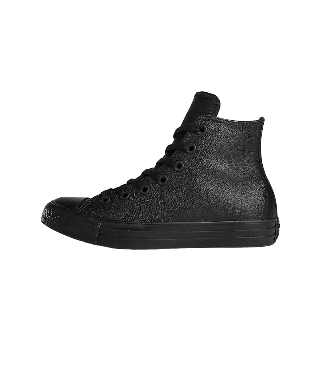 Tenis Converse Chuck Taylor All Star Negros en Bota de Piel Unisex 135251C