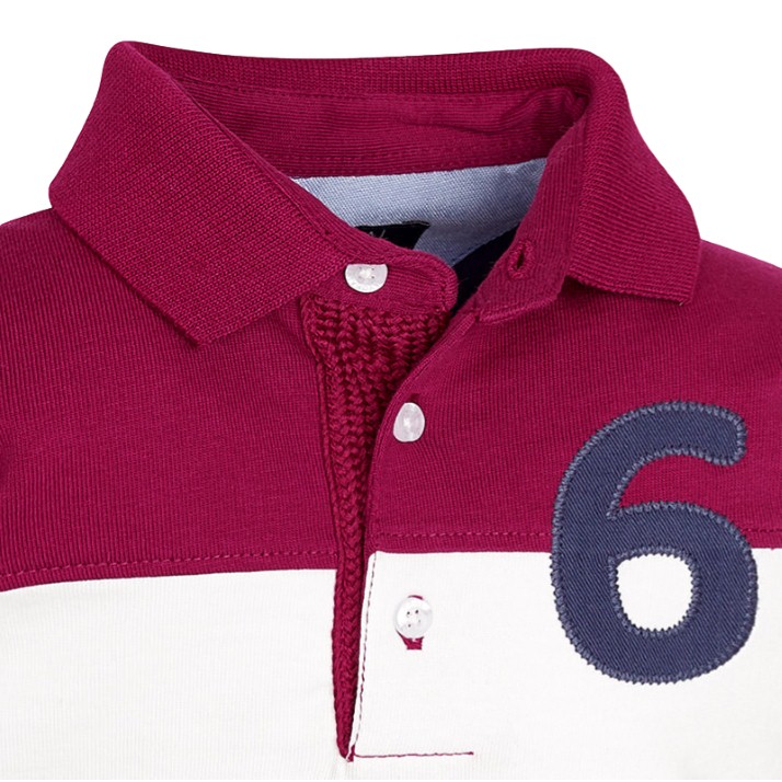 Camisa Tipo Polo De M/l Combinado Mayoral Bebé Niño 212121