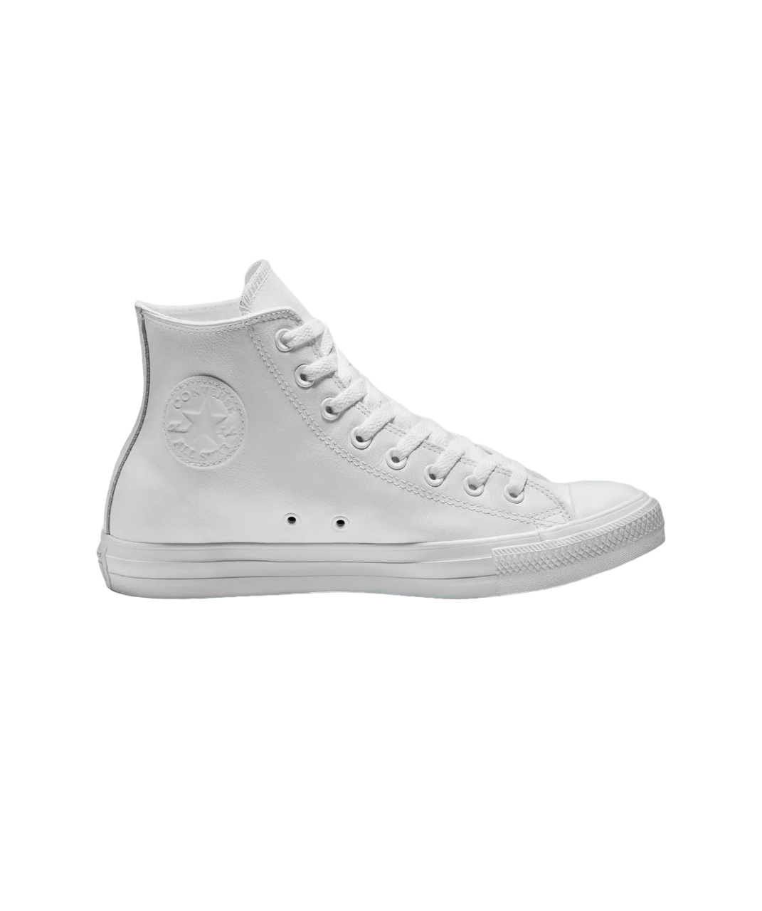 Tenis Converse Chuck Taylor All Star Blancos en Bota de Piel Unisex 1T406