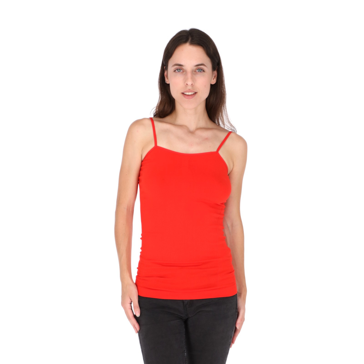 Blusa Top De Tirantes Licra Basico Para Mujer