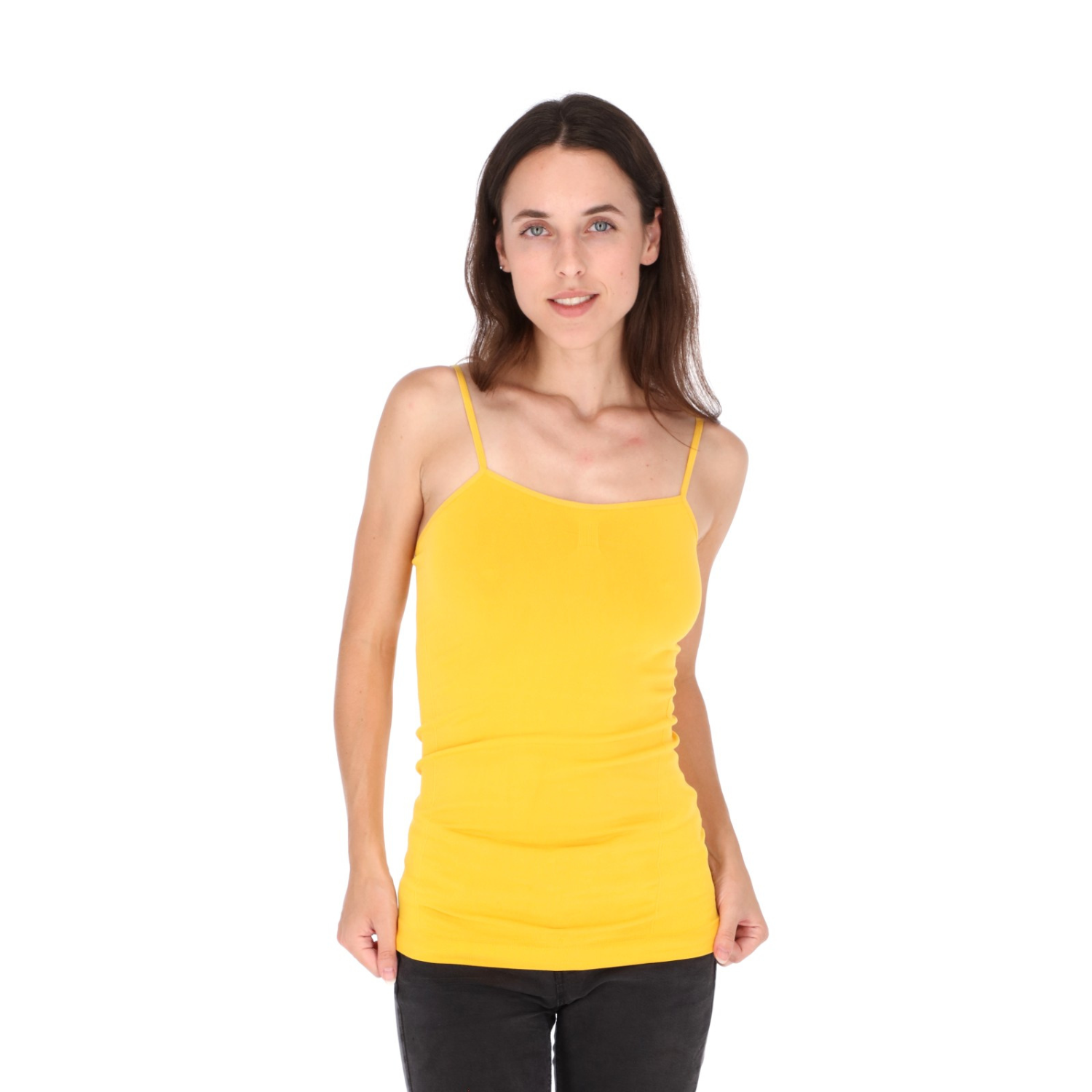 Blusa Top De Tirantes Licra Basico