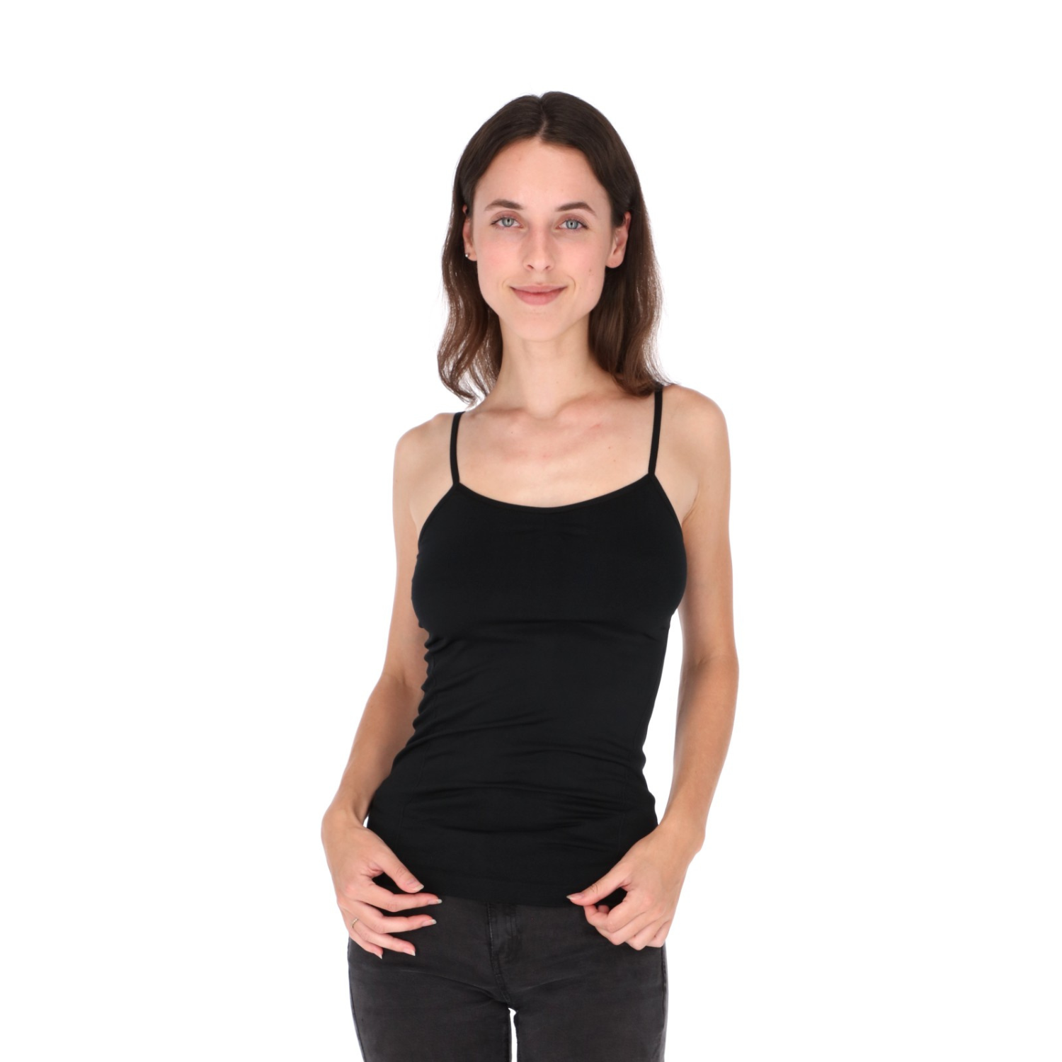 Blusa Top De Tirantes Licra Basico