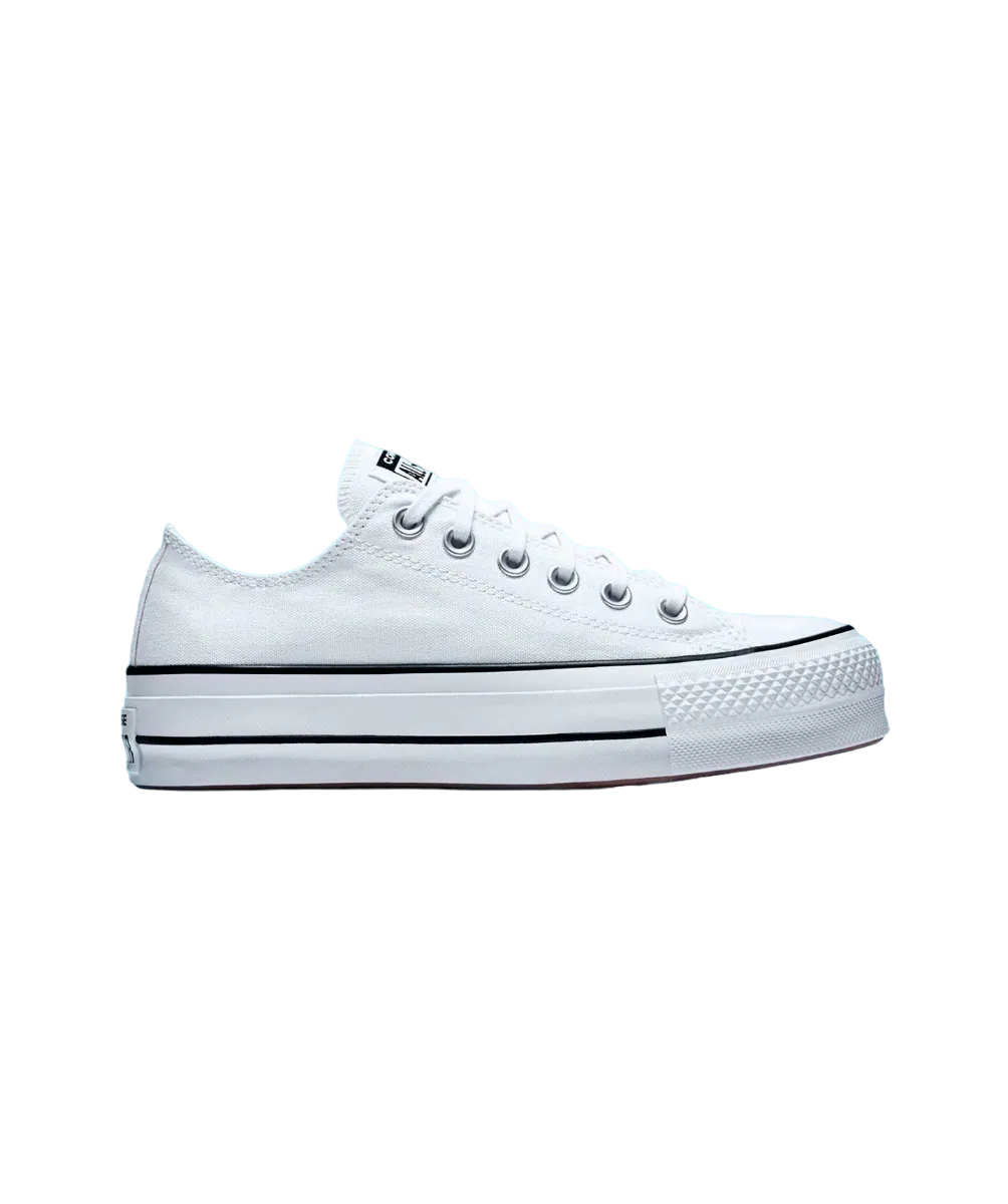 Tenis Converse de Plataforma Lift Blancos en Choclo de Lona para Mujer 560251C