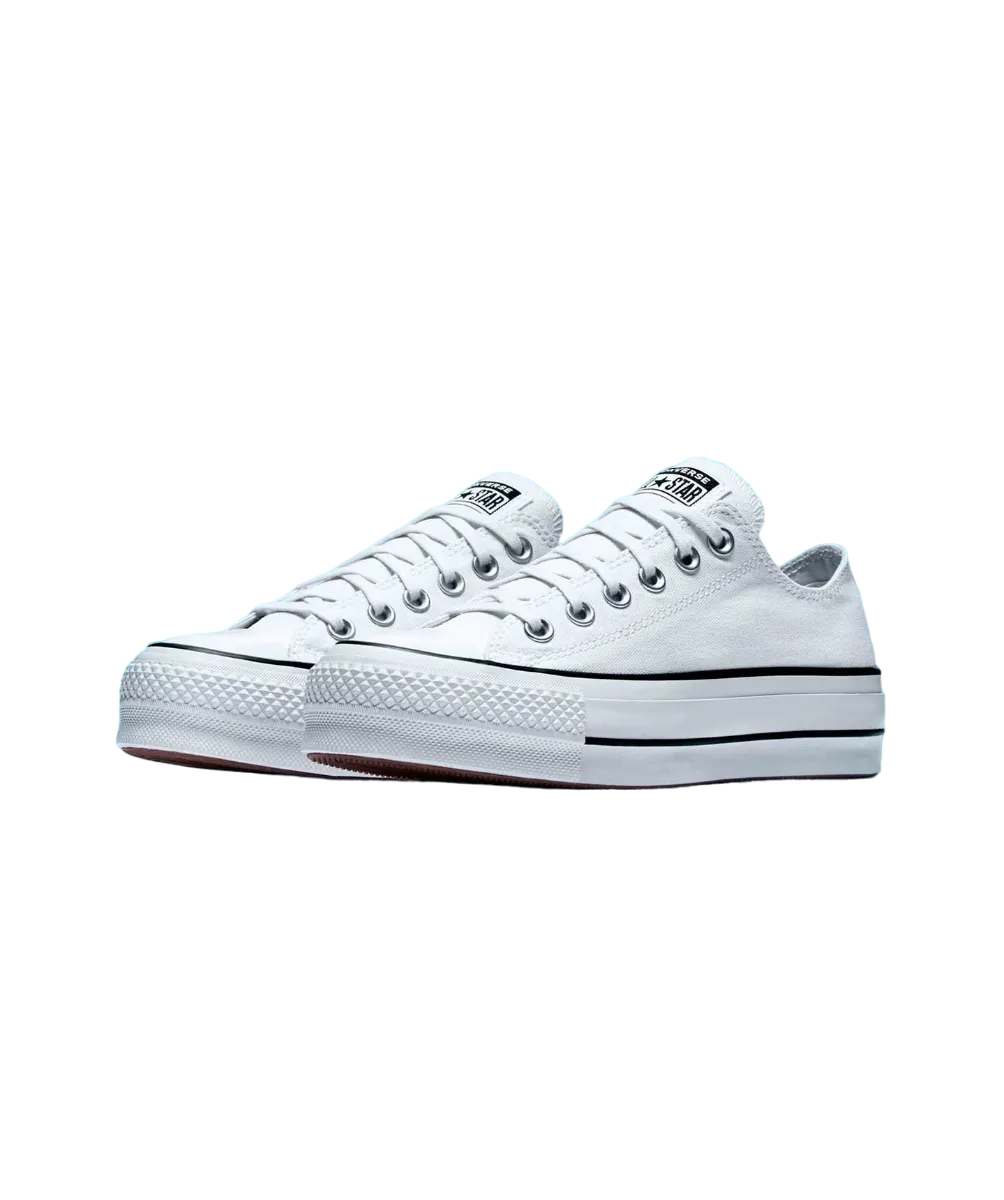 Tenis Converse de Plataforma Lift Blancos en Choclo de Lona para Mujer 560251C