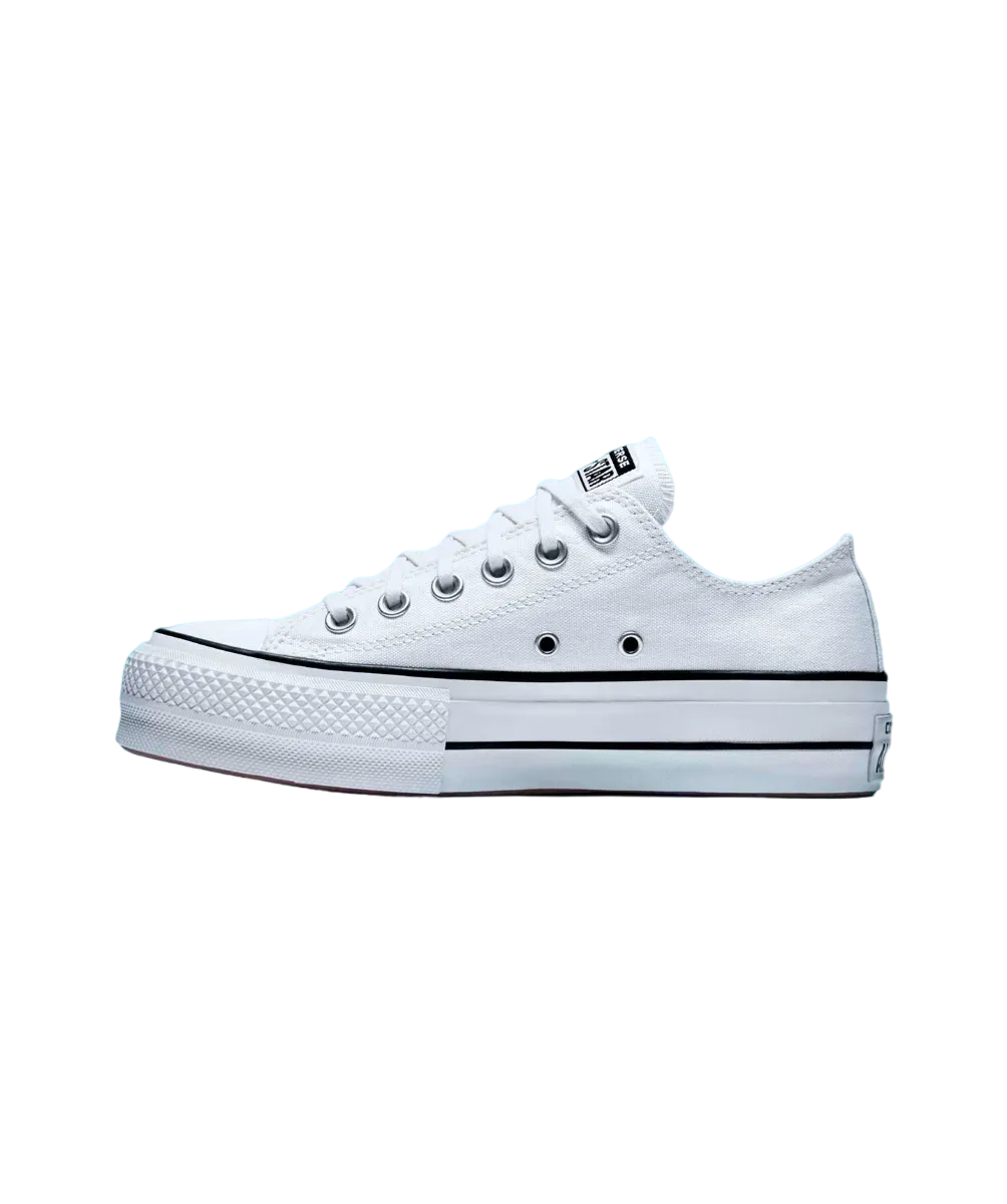 Tenis Converse de Plataforma Lift Blancos en Choclo de Lona para Mujer 560251C