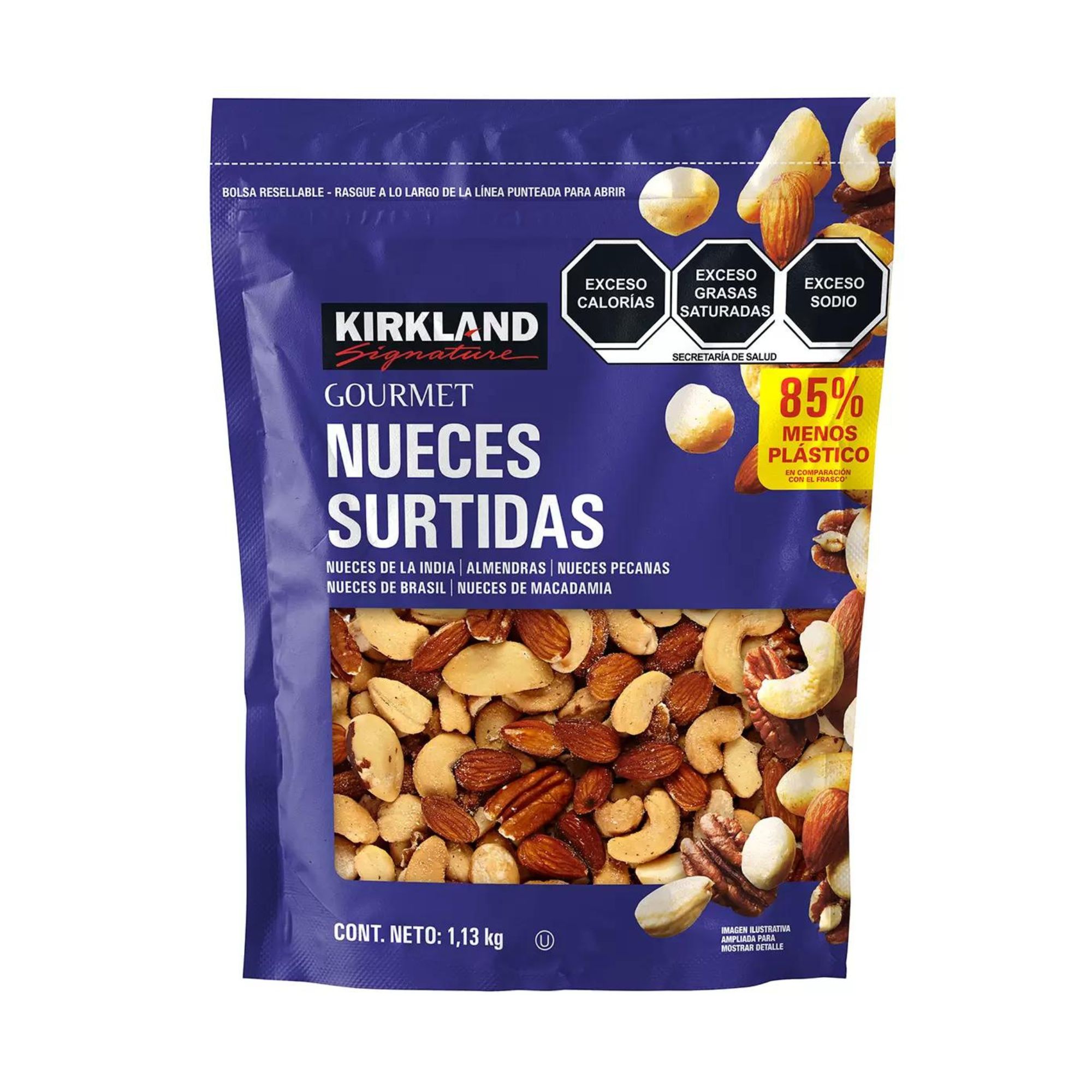 Nueces Surtidas Selectas 1.13kg Kirkland  