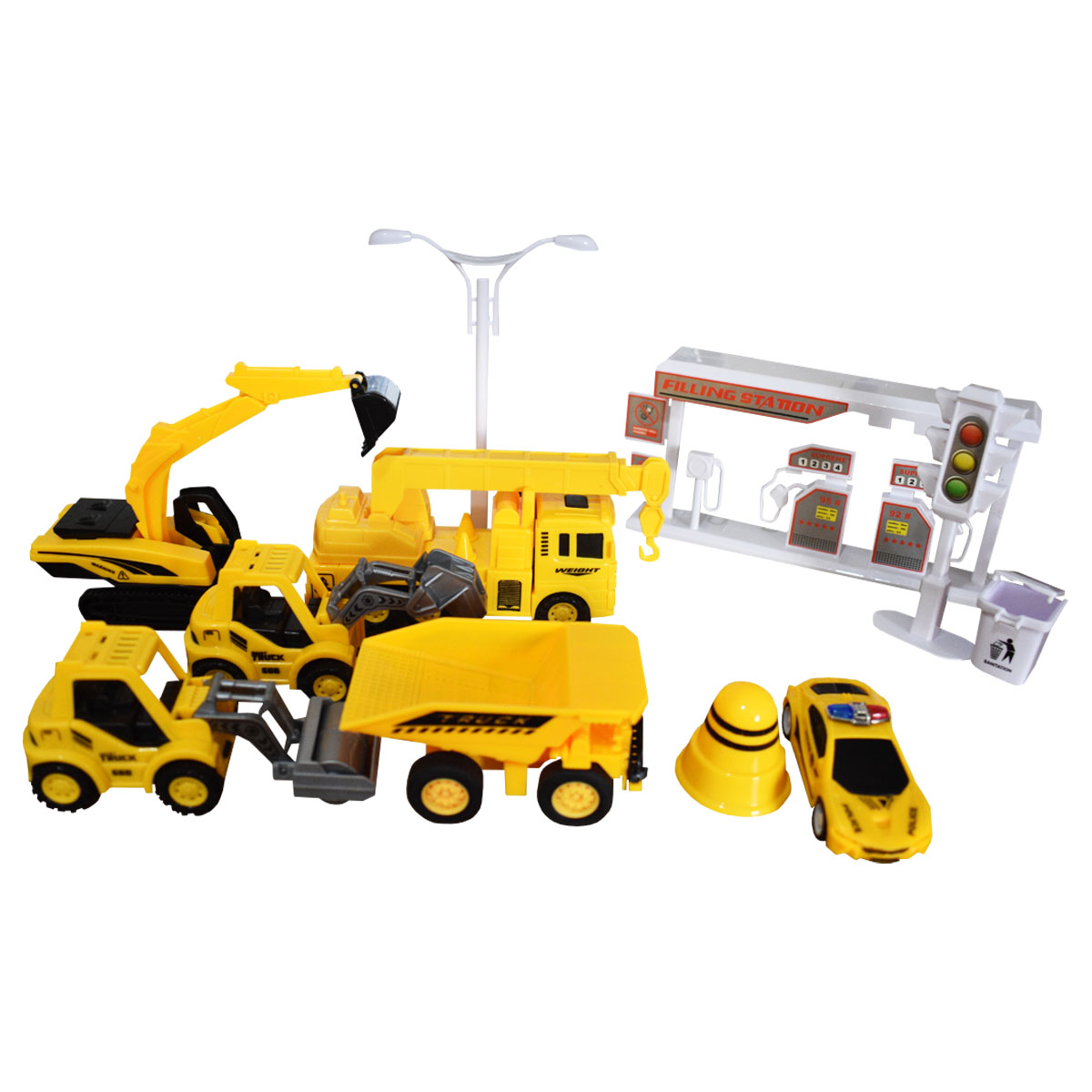 Set De Carros Toymark De Construccion.