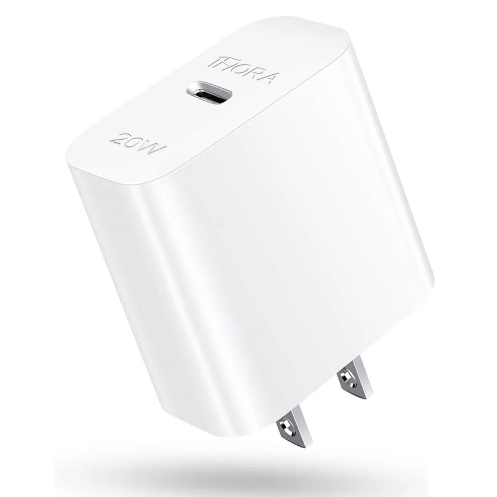 Cargador Tipo C Adaptador Carga Rapida 20w Pd compatible con iPhone X Xr 11 12 13 14 Samsung Huawei 1Hora Gar152