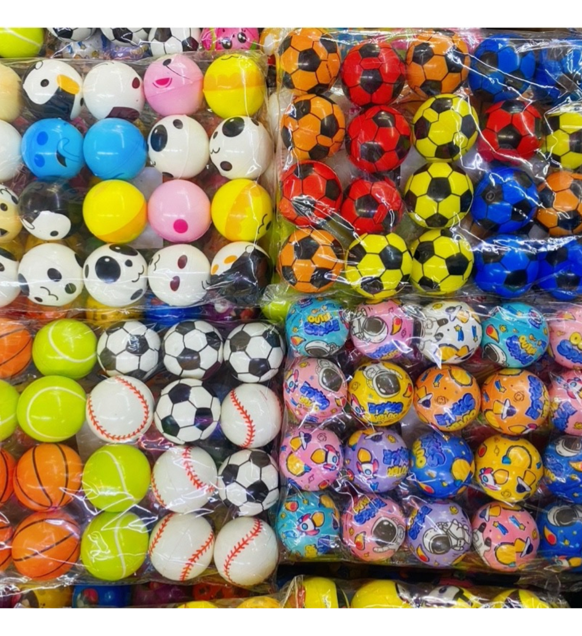 20 Pelotas Relax Anti Estrés Surtido Juguete Piñata 4cm