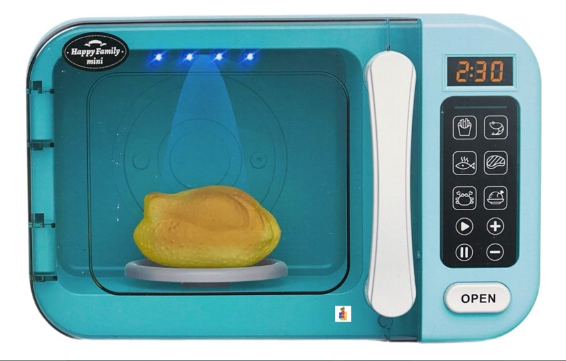 Microondas Digital Horno Con Luz Y Sonido Cambio De Color