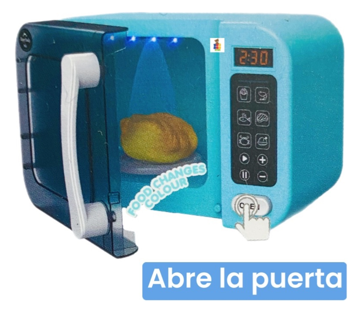 Microondas Digital Horno Con Luz Y Sonido Cambio De Color