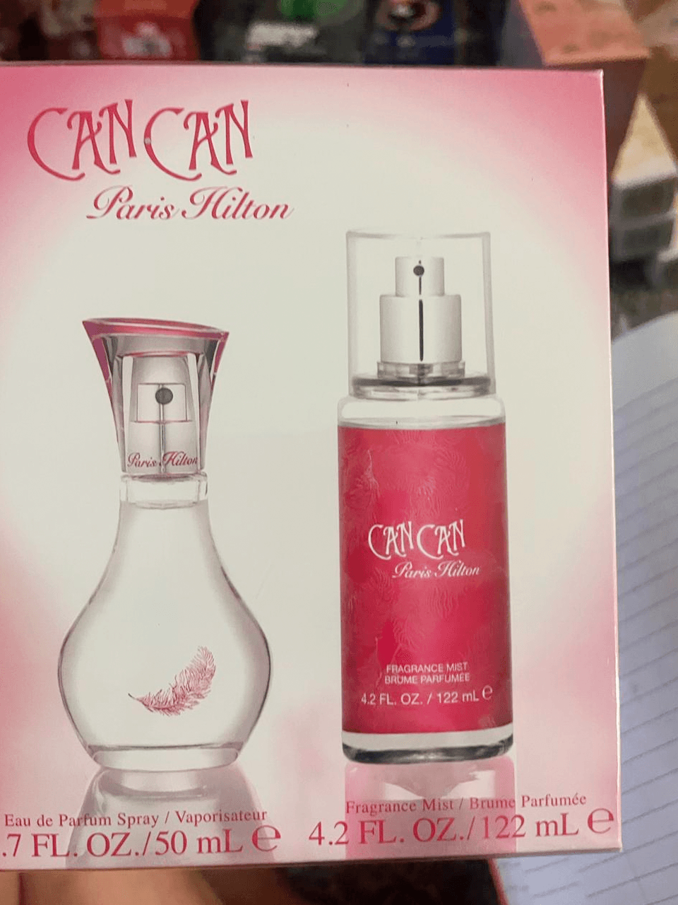 Paris Hilton Perfume Can Can Y Body Mist Para Mujer Set 2