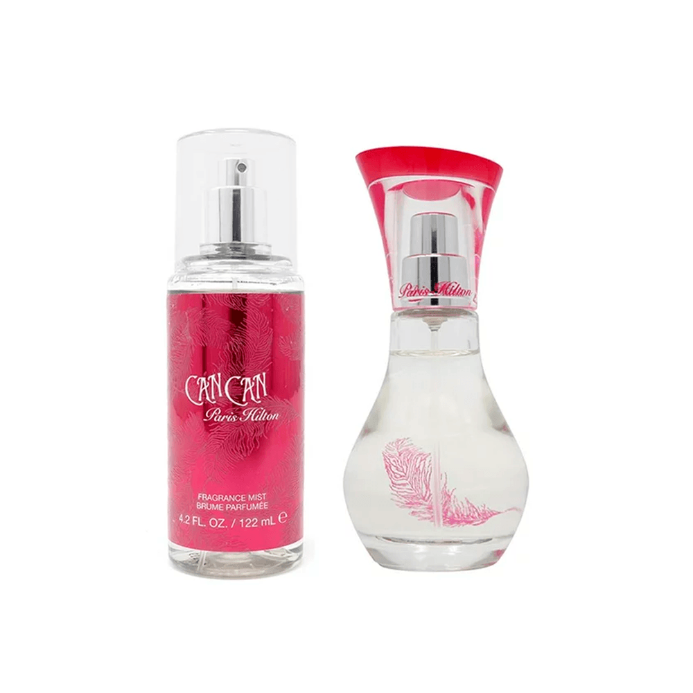 Paris Hilton Perfume Can Can Y Body Mist Para Mujer Set 2