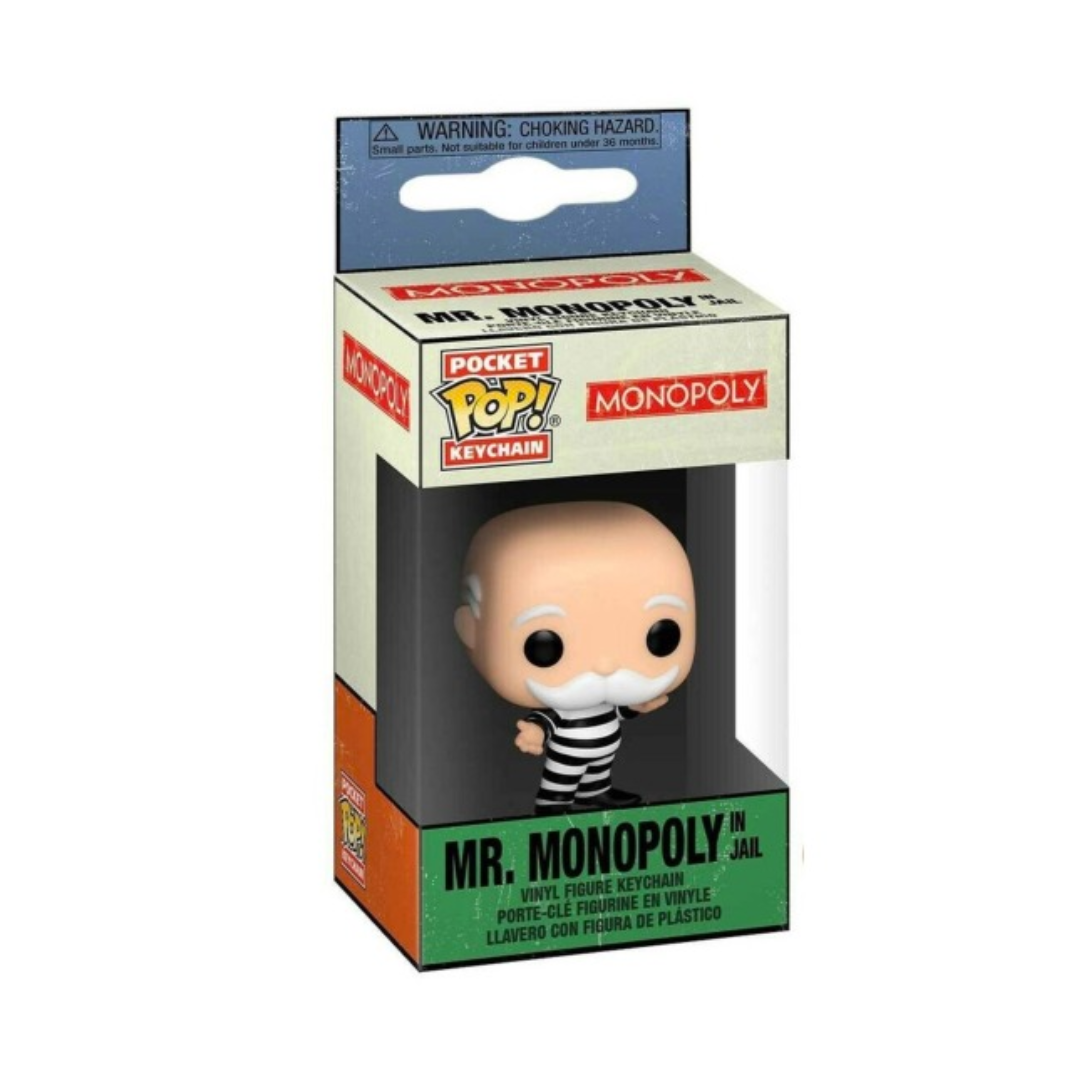 Funko Pocket Pop! Keychain: Mr. Monopoly In Jail - Monopoly
