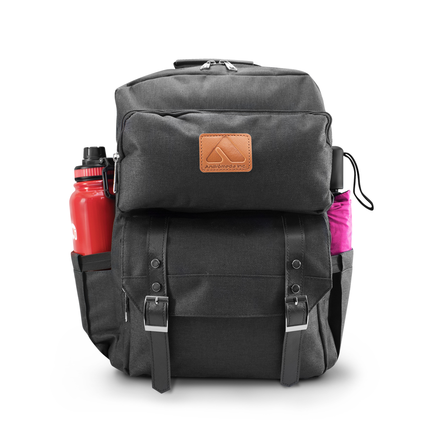 MOCHILA ESCOLAR  PARA LAPTOP CASUAL NEGRA