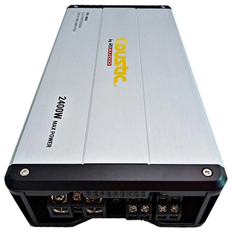 Mini Amplificador Digital Coustic PRO-4MINI 4 Canales  2400 Watts Clase AB 4 Ohms.