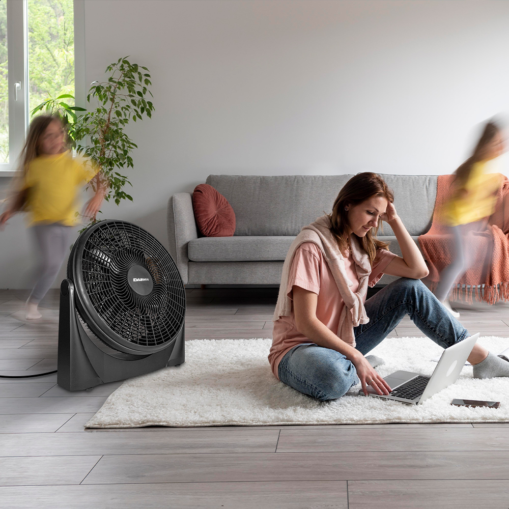 Ventilador Circular de 20 pulgadas, 4 velocidades y 5 aspas Daewoo DAC-5017N 85W