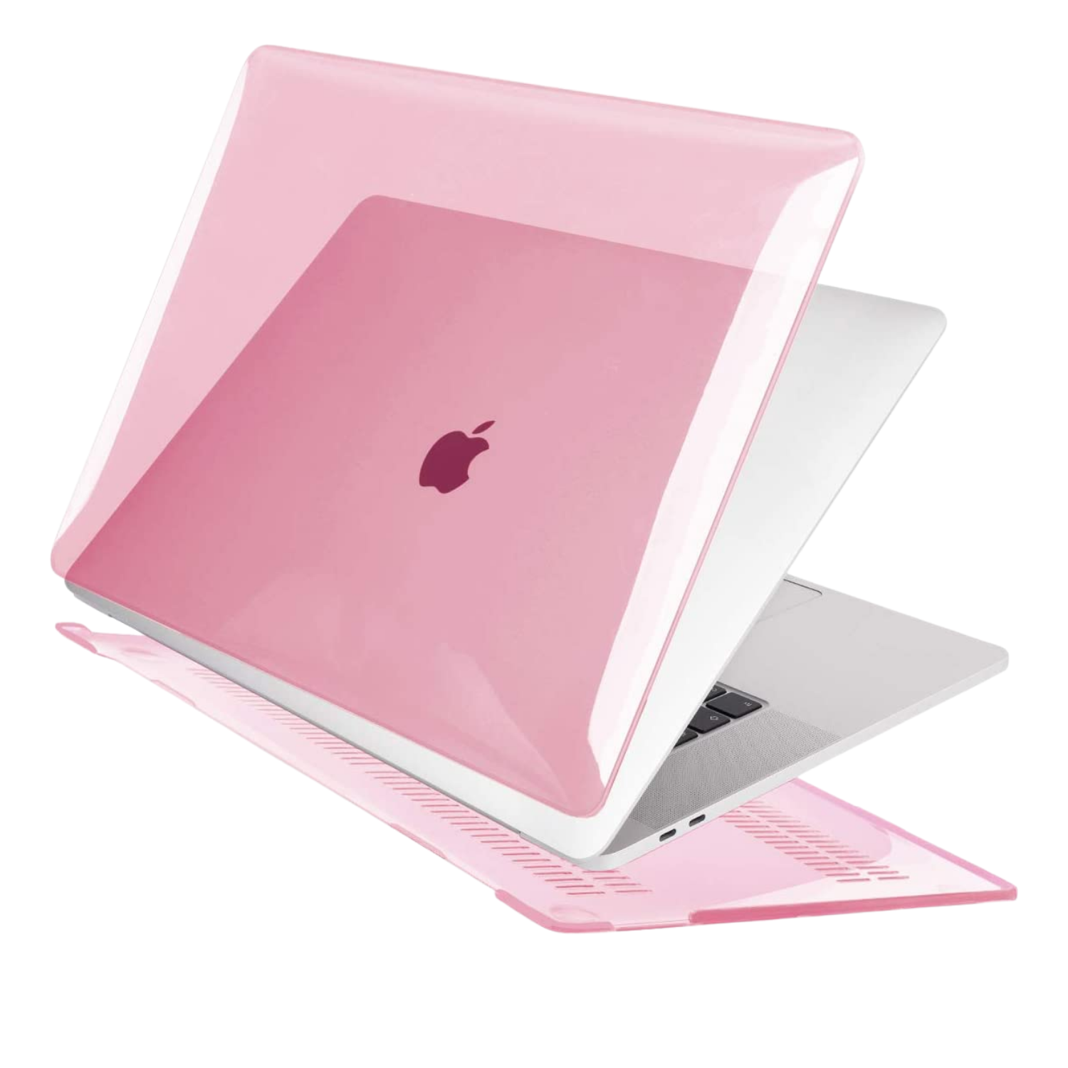 CARCASA FUNDA PROTECTOR CASE izÜg Para Macbook Air M2 2022 Model A2681 CRYSTAL ROSA